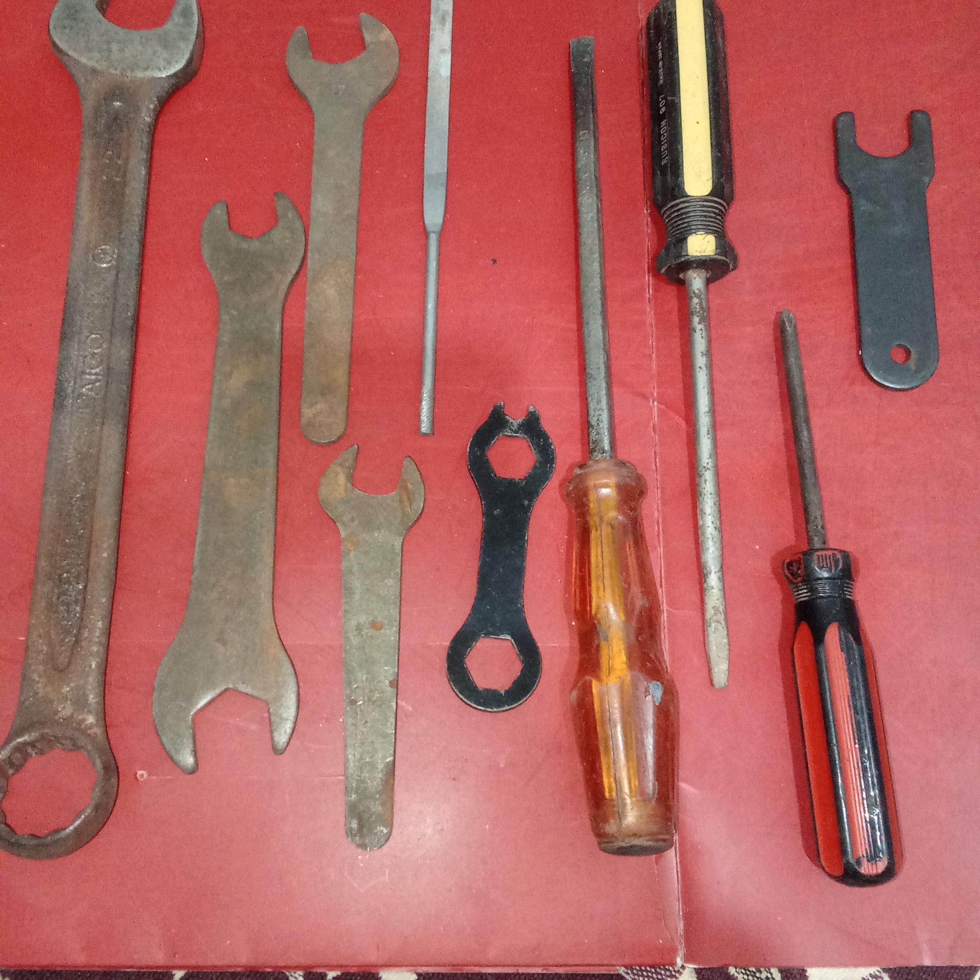 10عدد آچار کارکرده