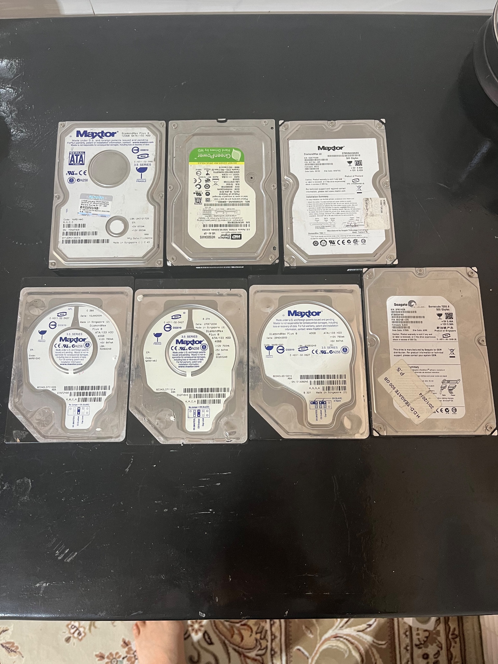 7 عدد هارد ضایعاتی