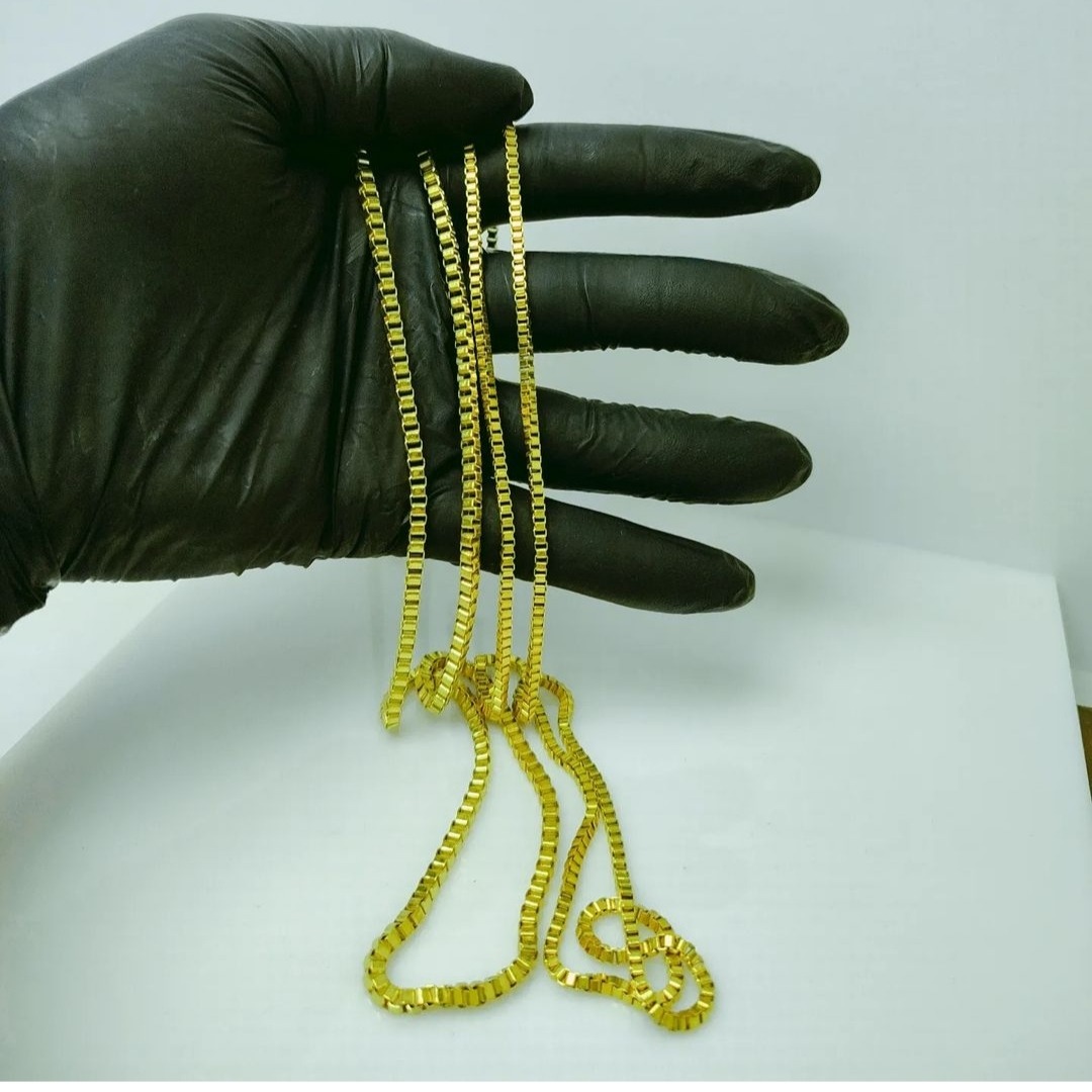 گردنبند زنجیر استیل ونزی رنگ ثابت