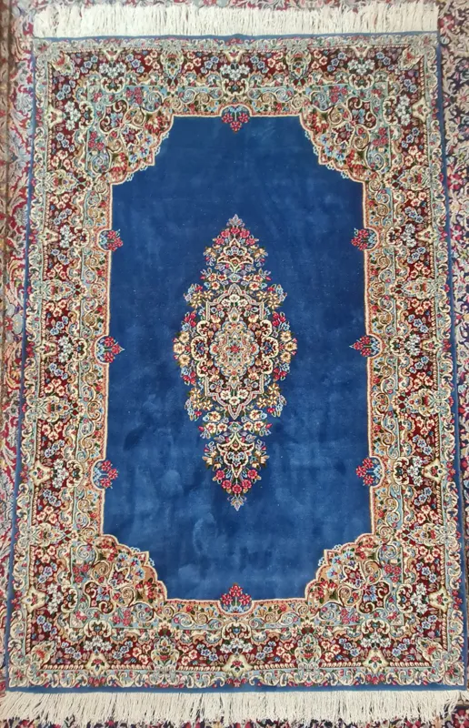 فرش زیبا دست باف کرمان نو