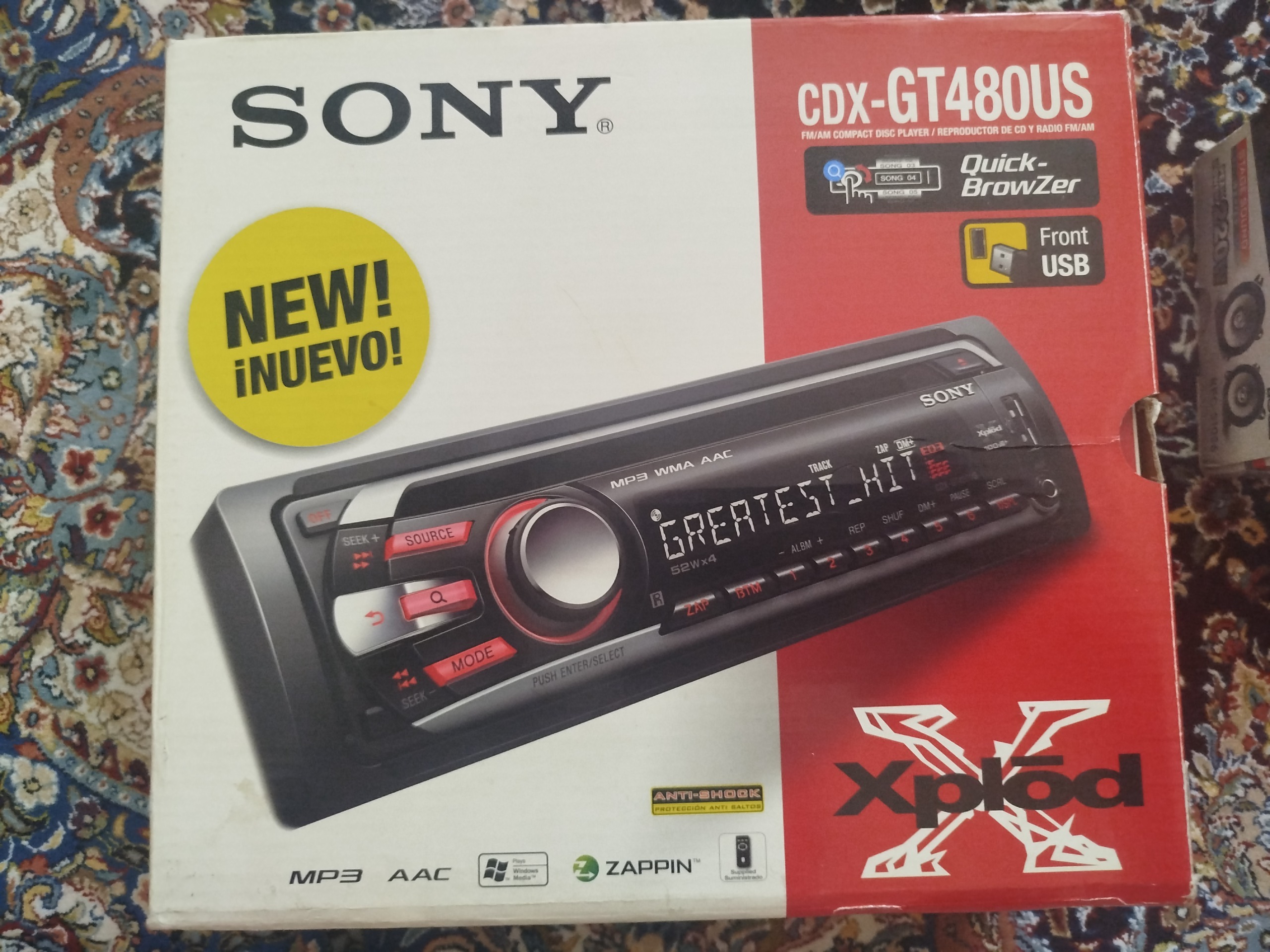 ظبط Sony مدل cd_480us