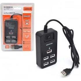 هاب2 USB مچر مدل MR212 ظرفیت 5 پورت