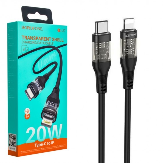 کابل USB-C بروفون مدل BU37 20W طول 1.2 متر