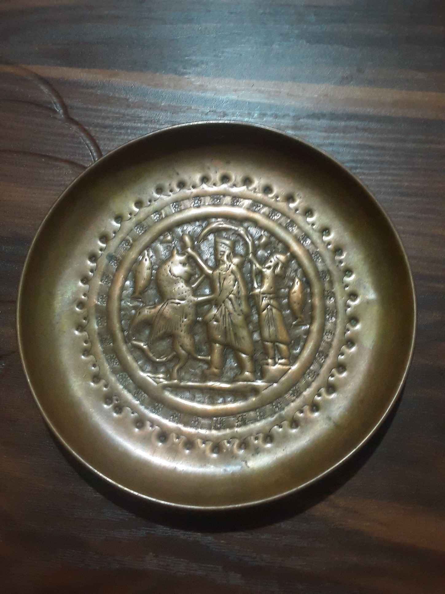 دیوارکوب برنزی قدیمی