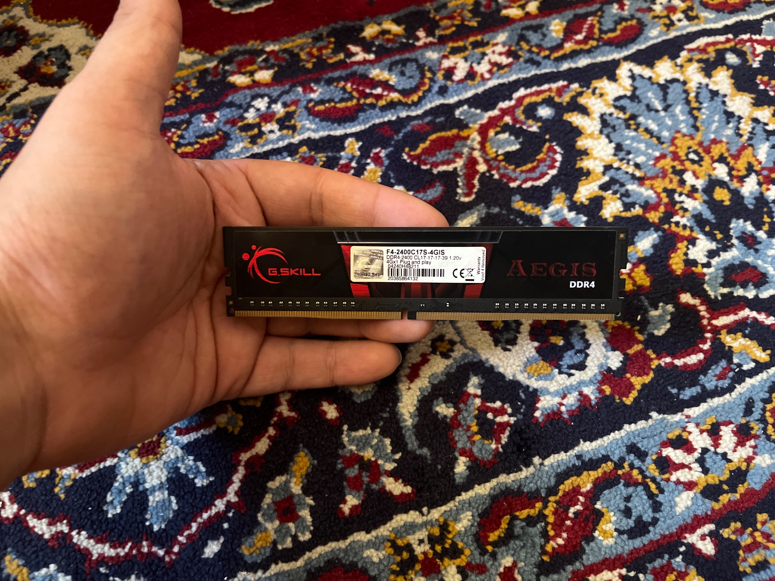 رم ASGIS 4GB DDR4 2400CL