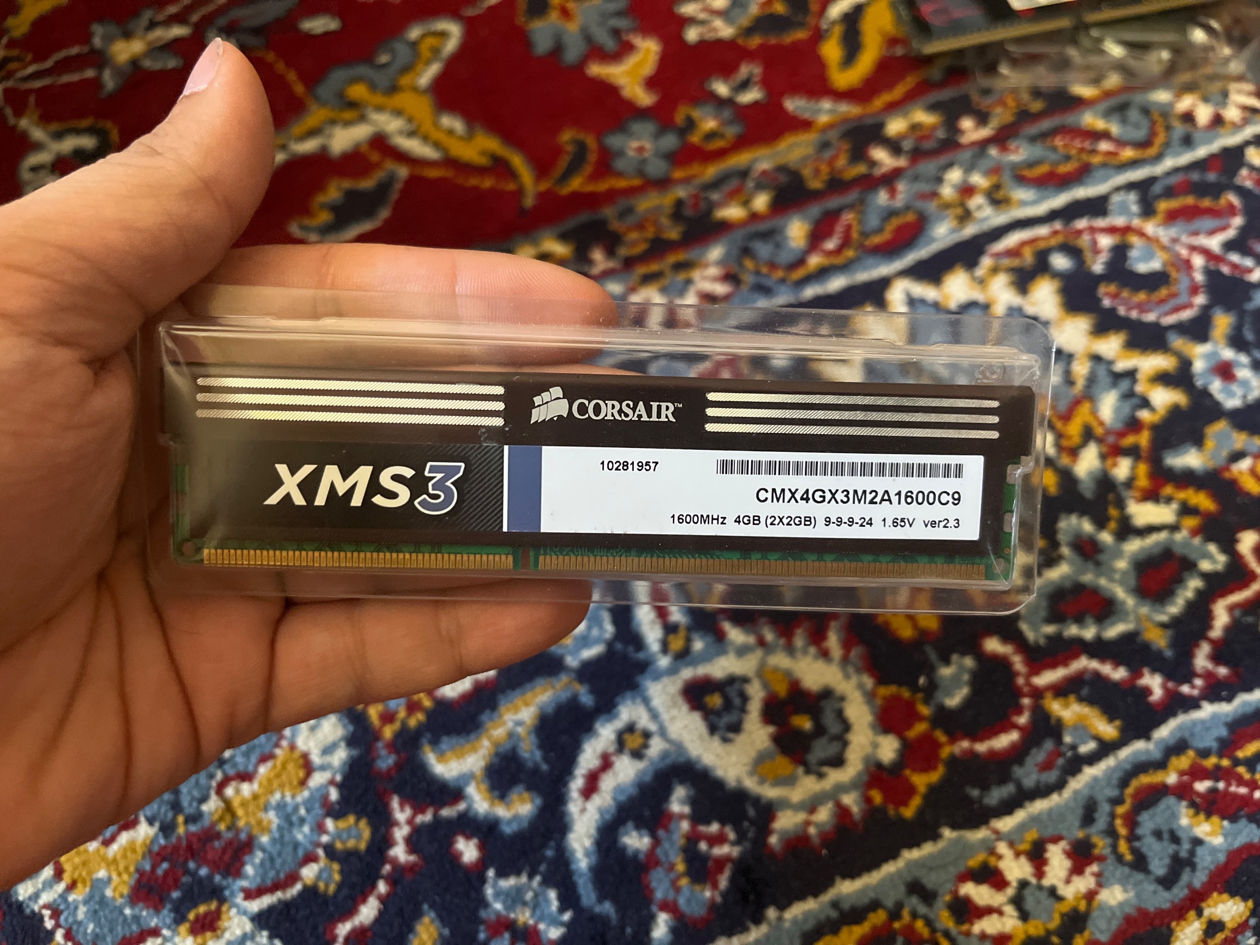 رم corsair 2GB DDR3 1600mhz