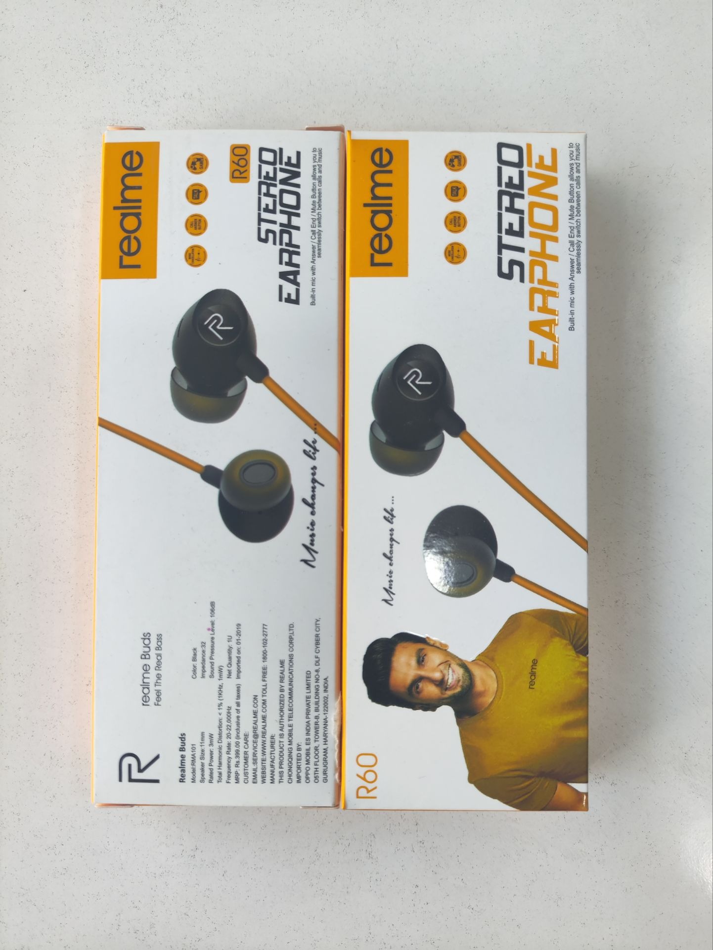 هندزفری ریلمی R60  بسته دوعددی