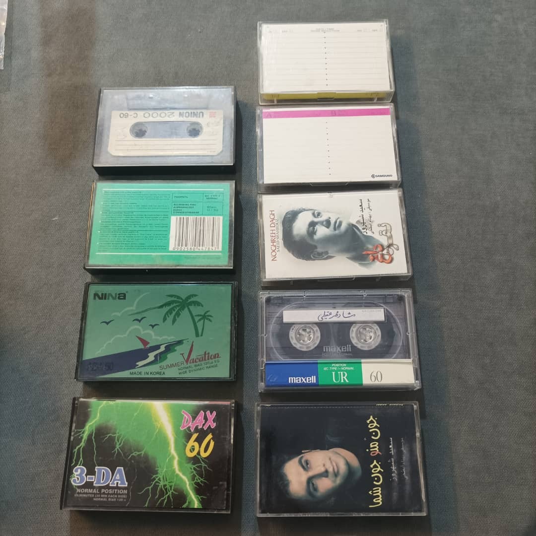 نوار کاست (پکیج نه عددی نوار کاست کد278)