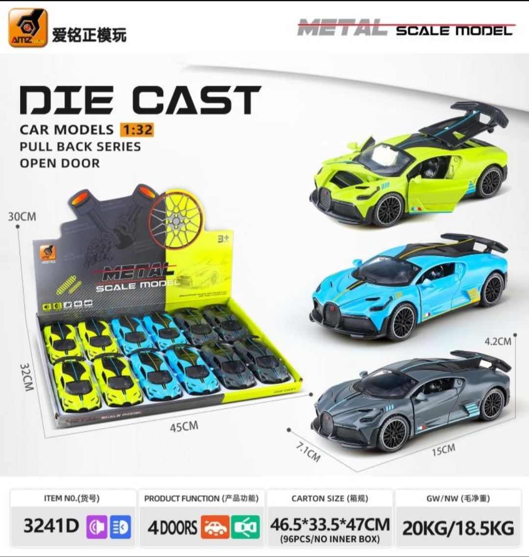 ماکت ماشین فلزی بوگاتی