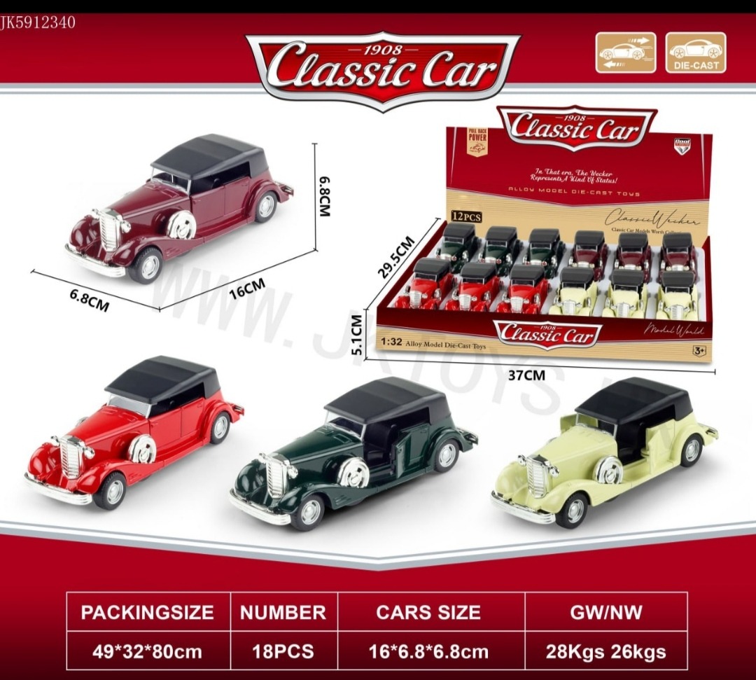 ماکت ماشین فلزی کلاسیک فورد