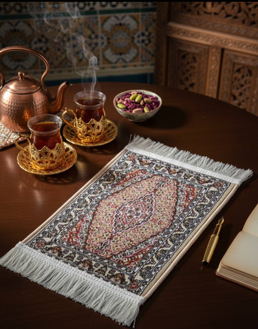 فرش مینیاتوری ماشینی