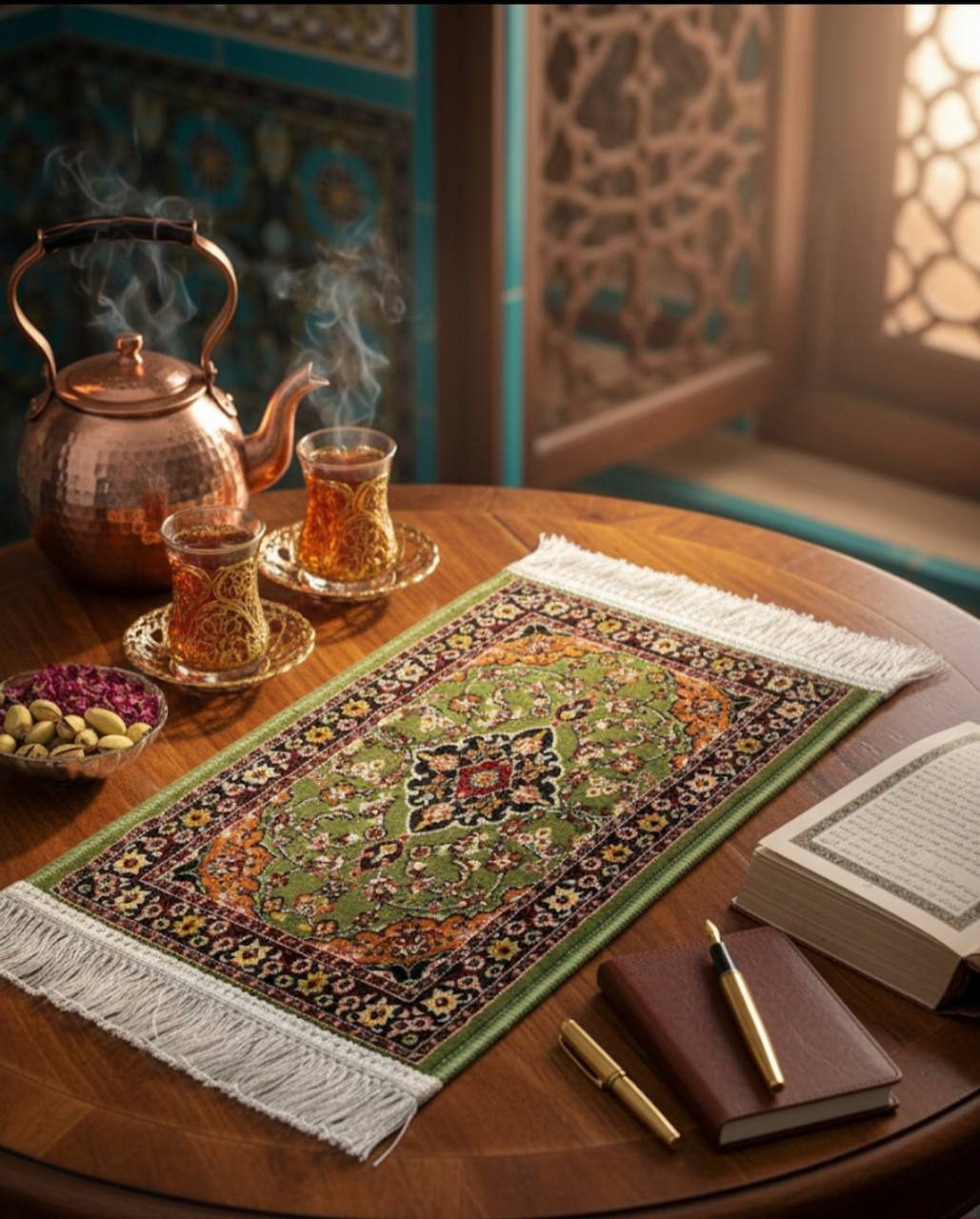 فرش مینیاتوری ماشینی