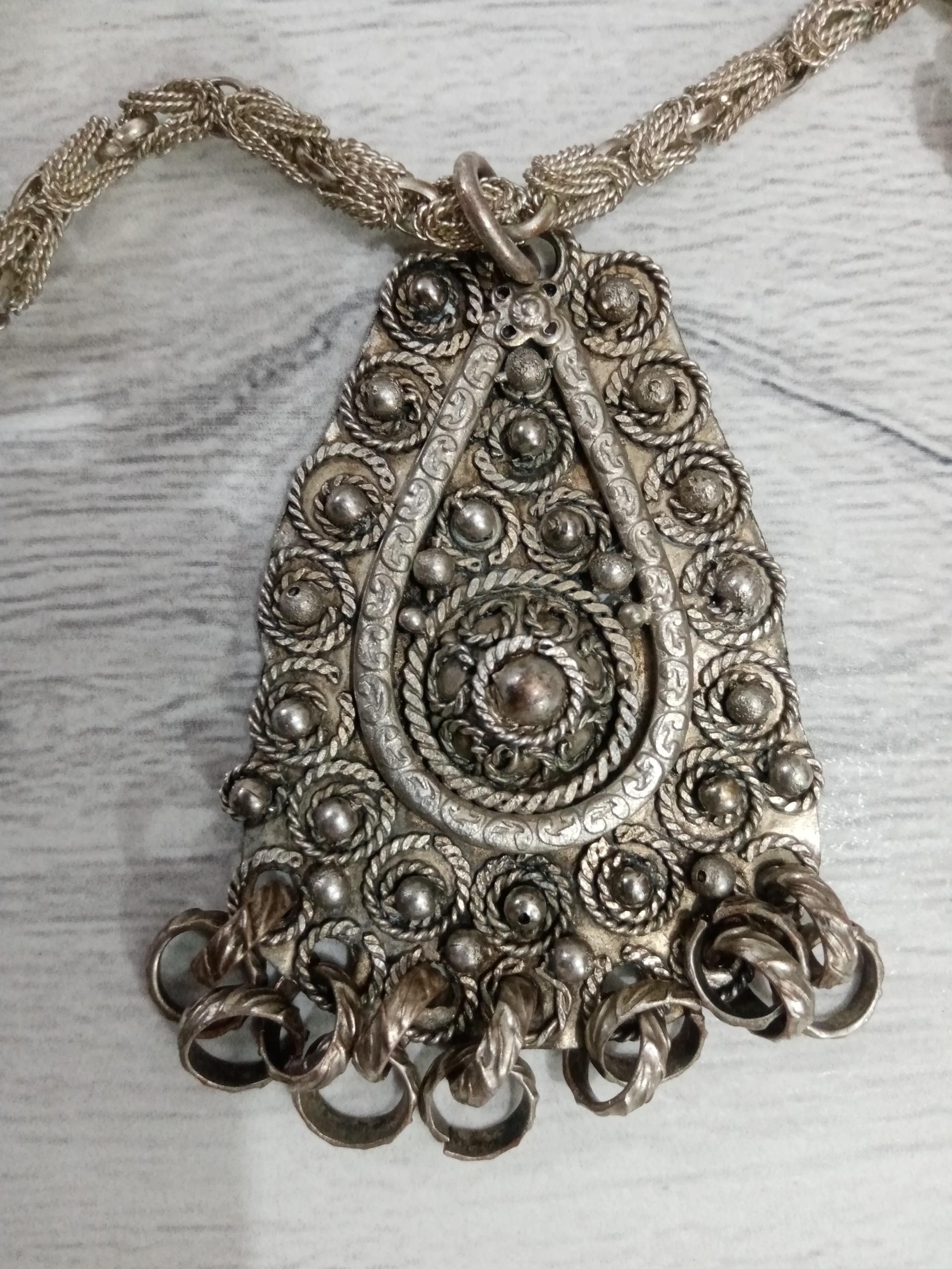 گردنبند ملیله کاری قدمت بالا