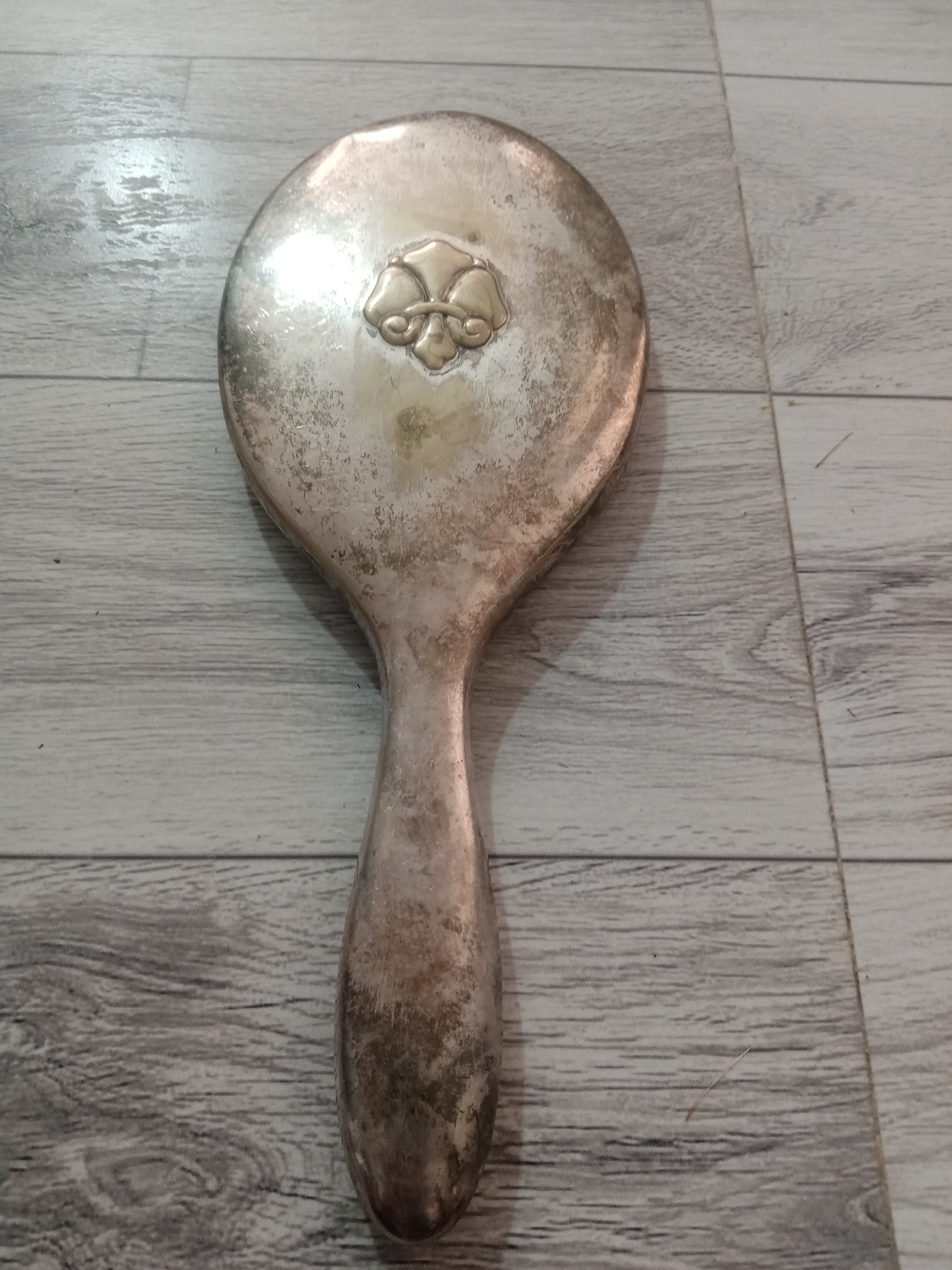 آینه آنتیک رو کش نقره مارکدار