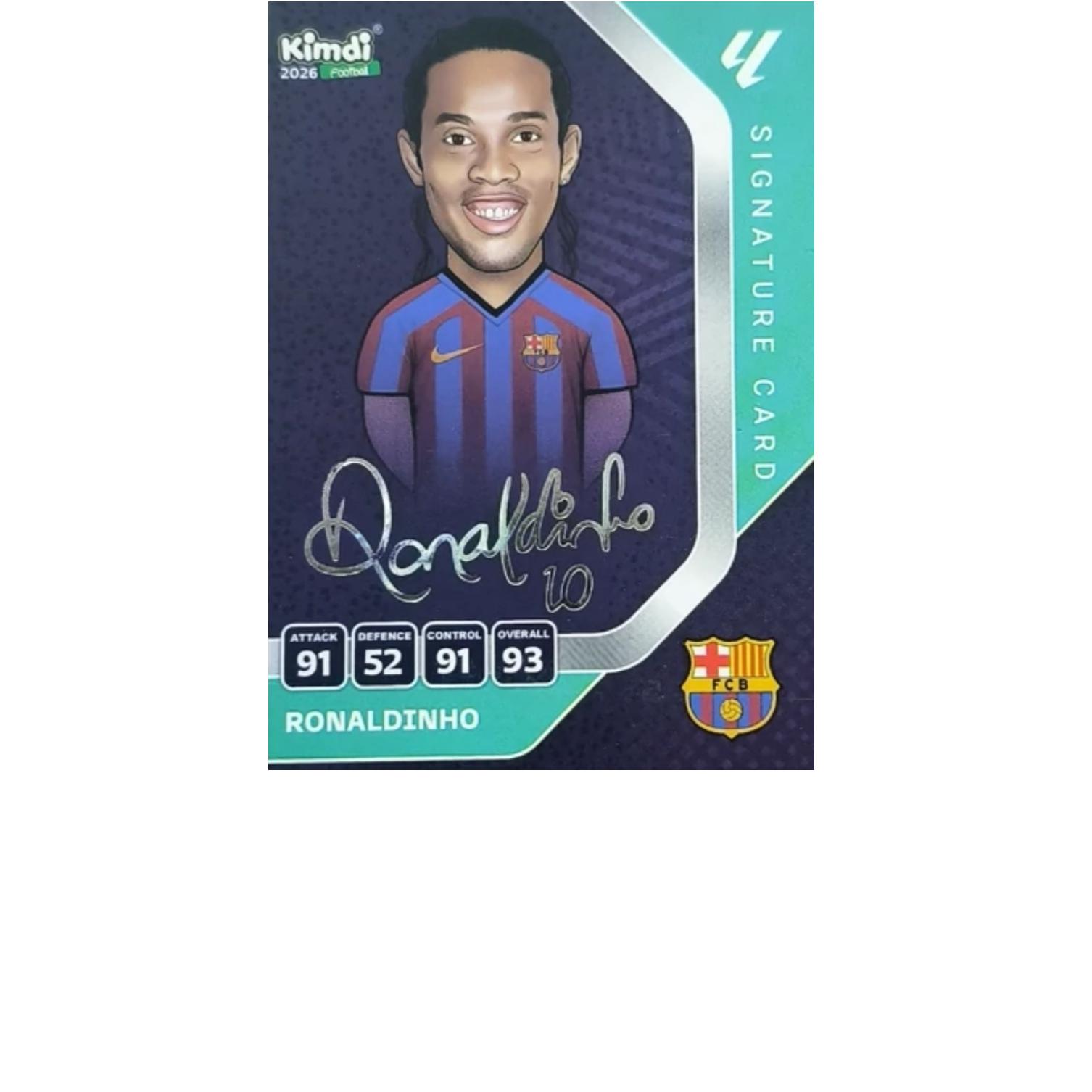 کارت کیمدی امضا رونالدینیو 2026