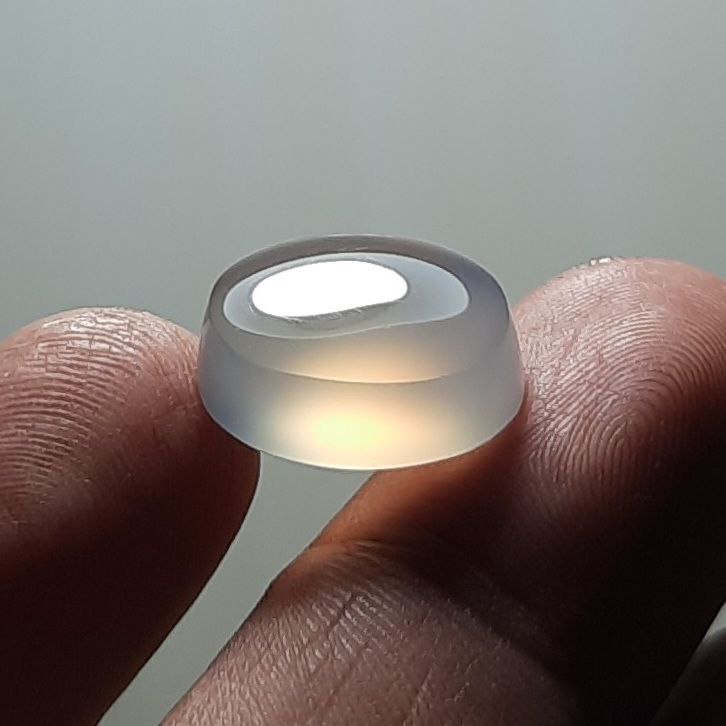 عقیق کبود نباتی اصل یمن با رنگ طبیعی بدون بهسازی