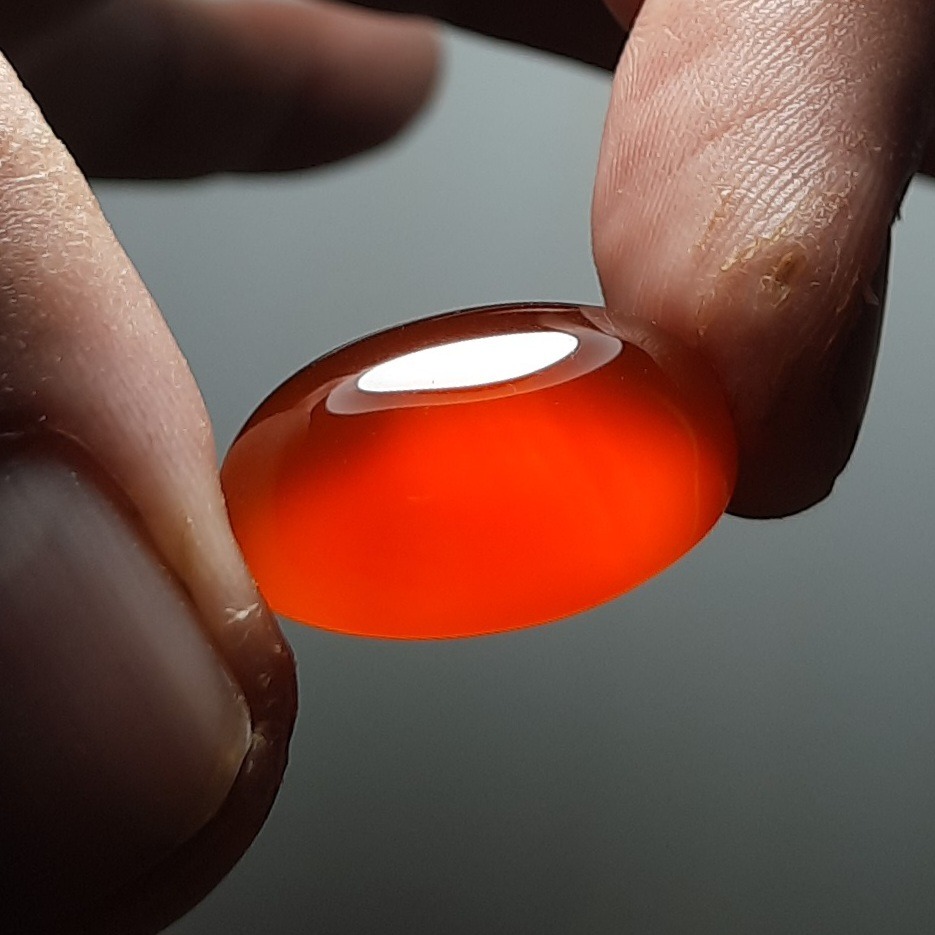 عقیق پرتقالی خوشرنگ آبدار درشت اصل معدنی خراسان