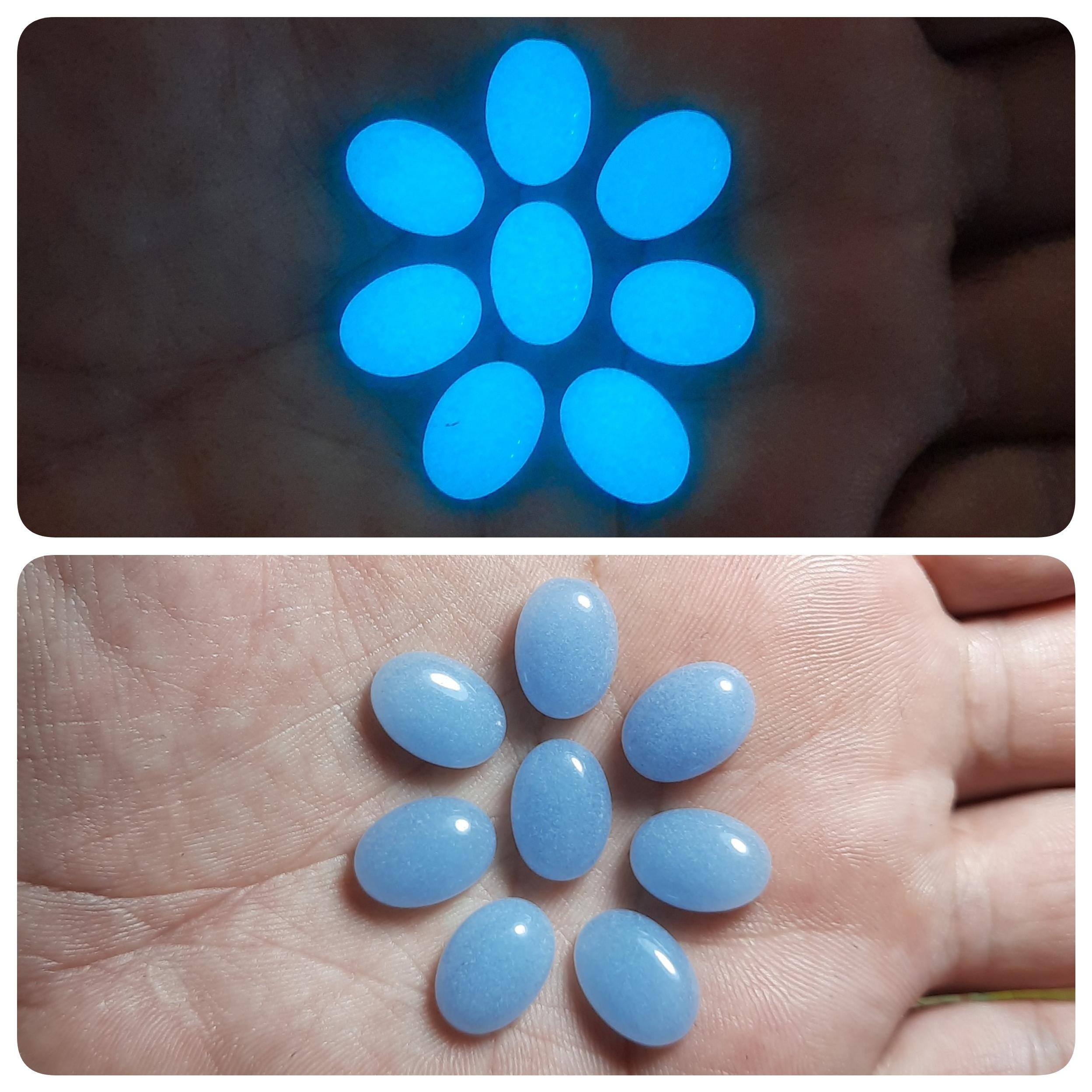 مجموعه 8 قطعه گوهر شب چراغ آبی پر نور اصلی