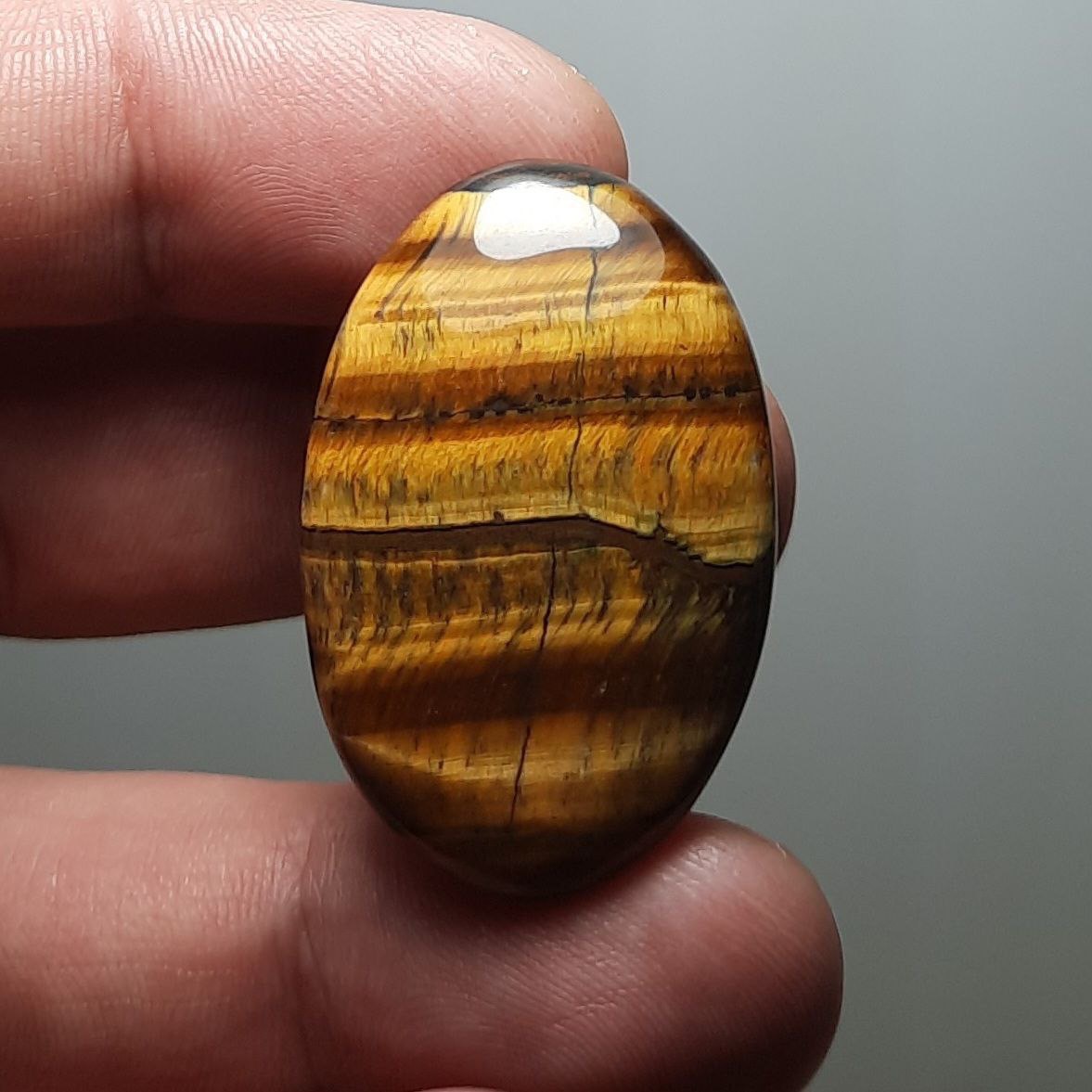 چشم ببر غولپیکر خوش نقش طبیعی اصل معدنی