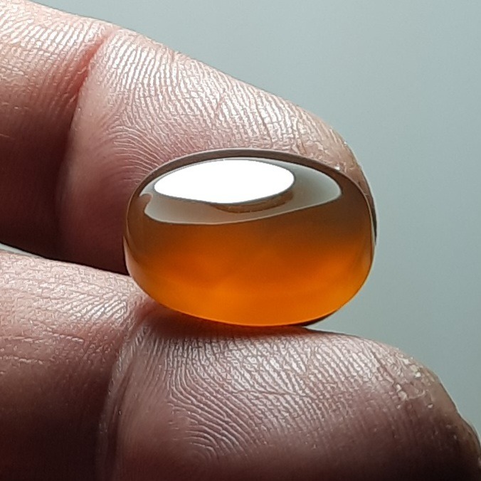 عقیق عسلی خوشرنگ آبدار طبیعی و اصل یمن