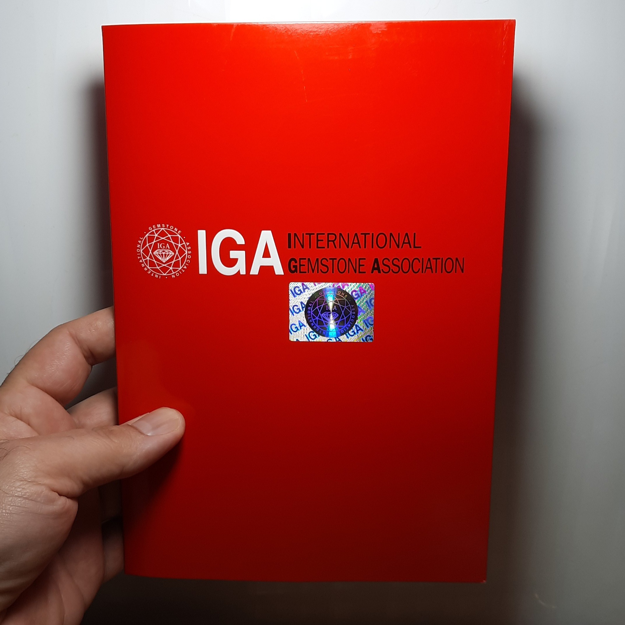 یشم نفریت طبیعی شناسنامه بین المللی IGA تایلند