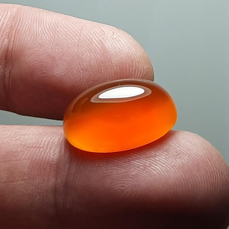 عقیق پرتقالی خوشرنگ آبدار اصل معدنی خراسان