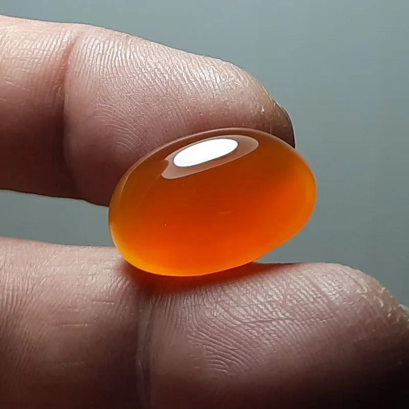 عقیق پرتقالی خوشرنگ و آبدار اصل معدنی خراسان
