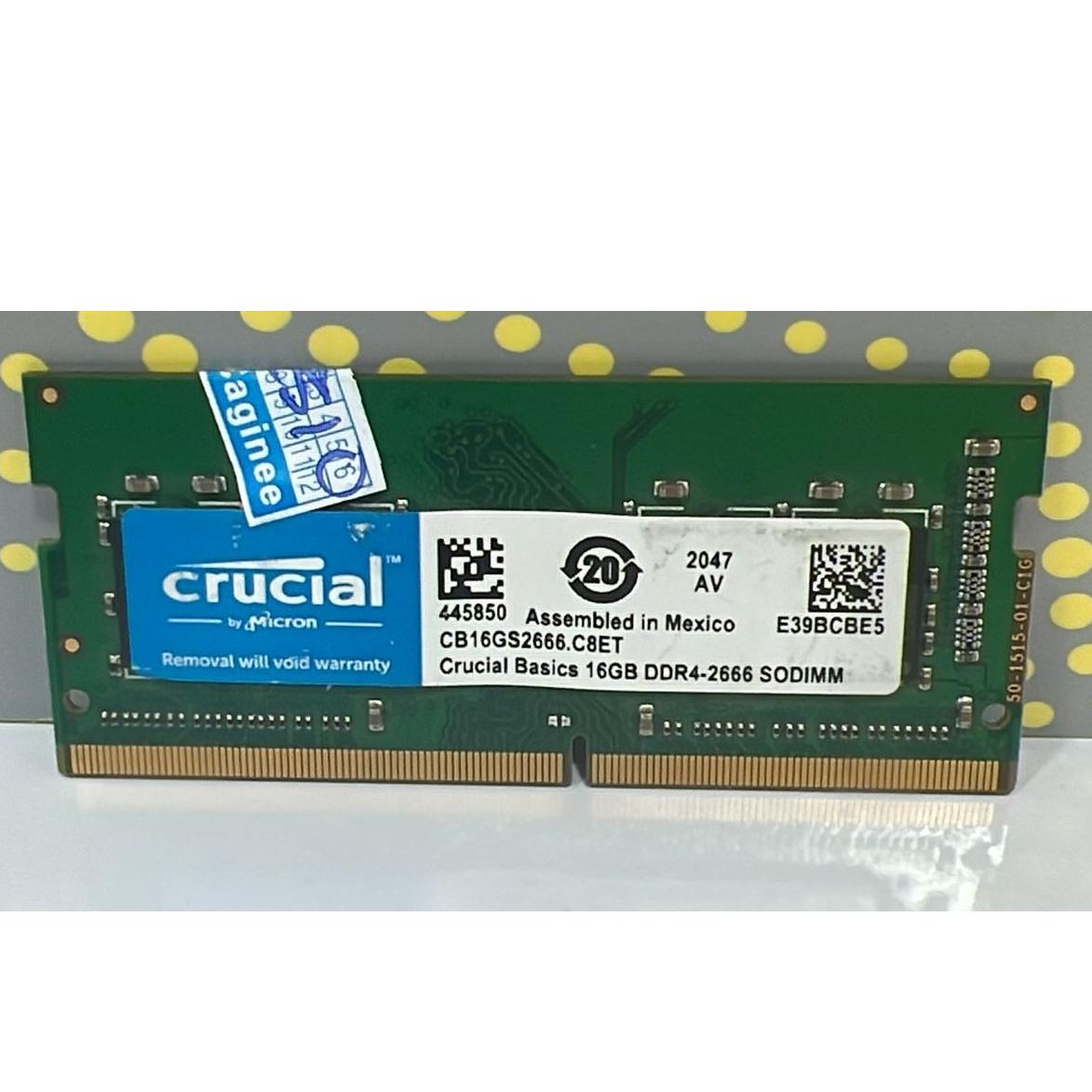 RAM dd4 16 GB  لپ تاپی