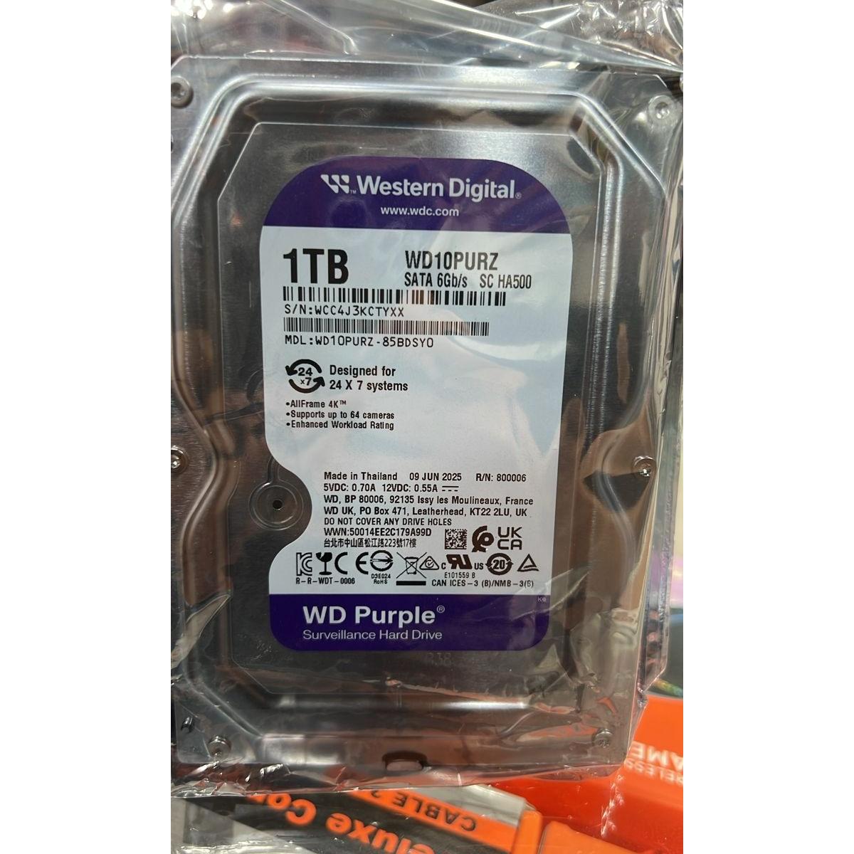 هارد بنفش 1TB اصلی با گارانتی اصلی