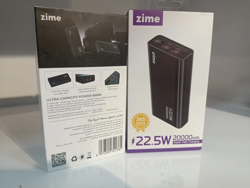 پاور بانک20000 هزار برند zime