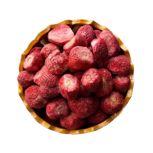  میوه خشک توت فرنگی فریز درایر پفکی 50 گرم