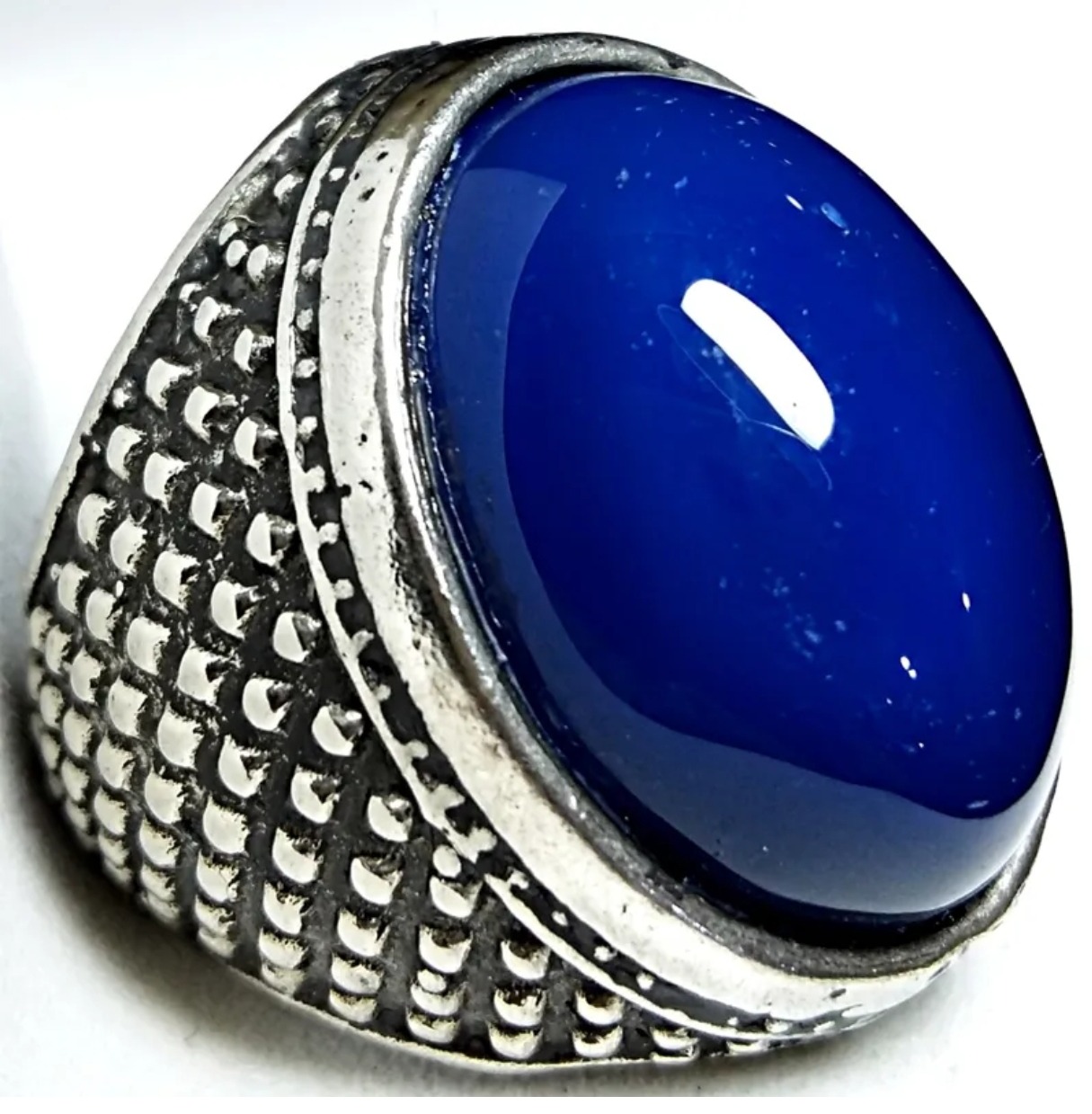 انگشتر نقره حصیری فوق سنگین