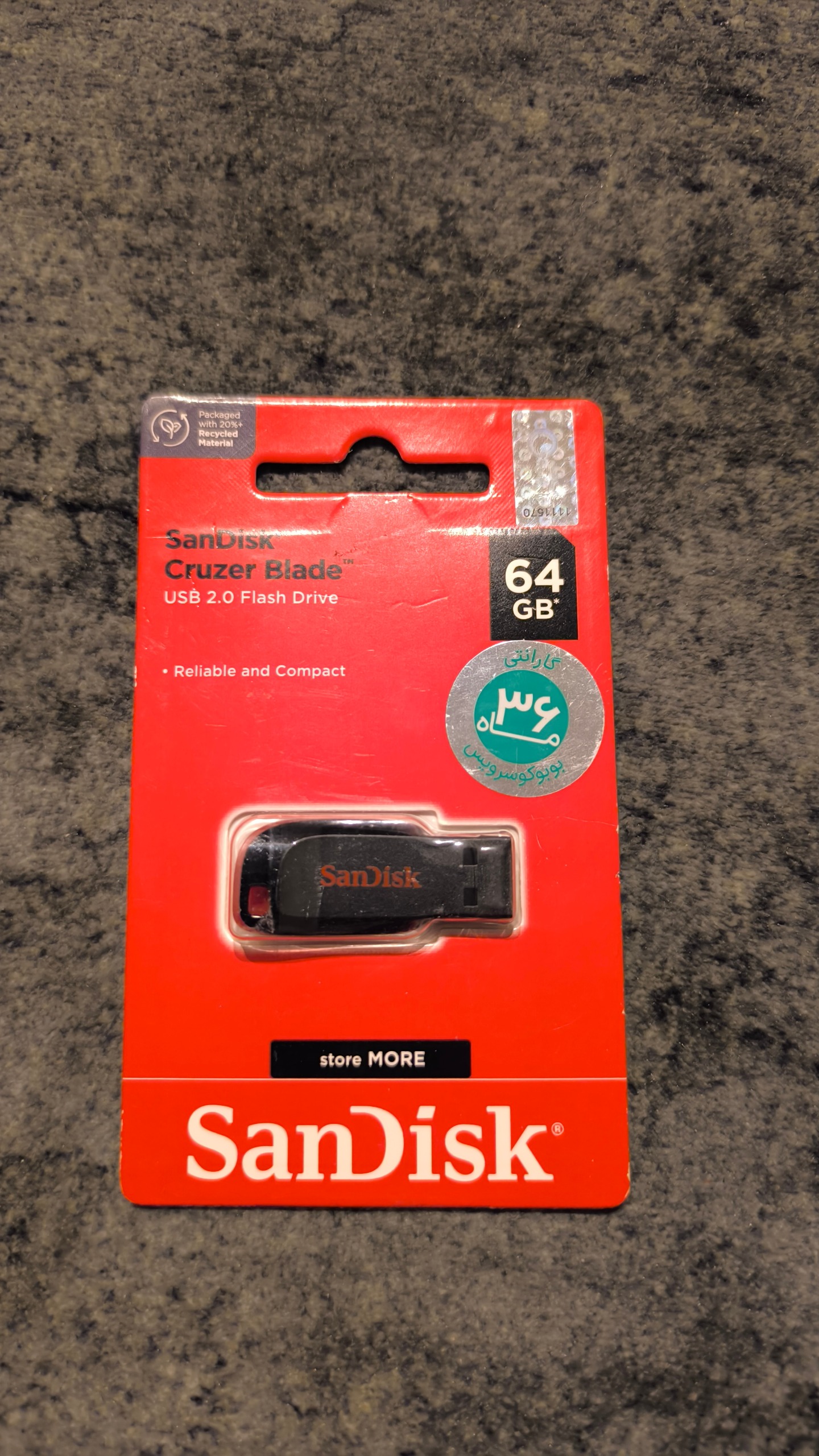 فلش مموری 64 گیگ sandisk