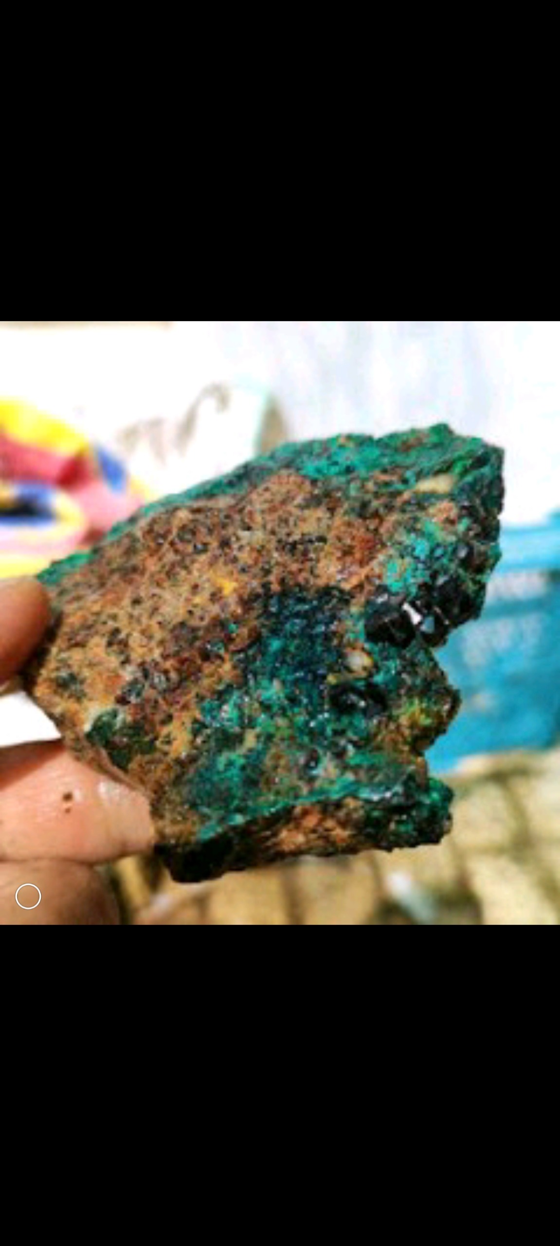 راف مالاکیت وارداتی با همرشدی گارنت پک 2 کیلو