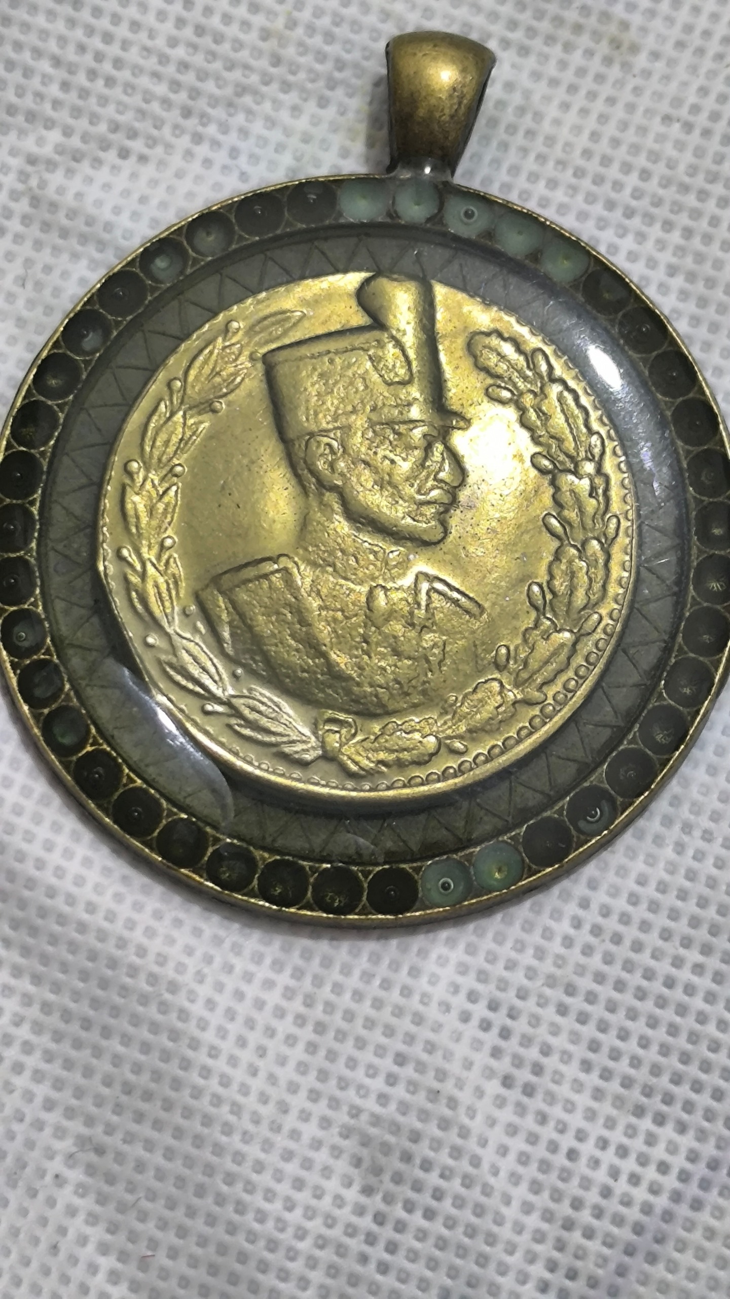 مدال زیبای رضا شاه به نام سردار سپه ثور روکش طلا