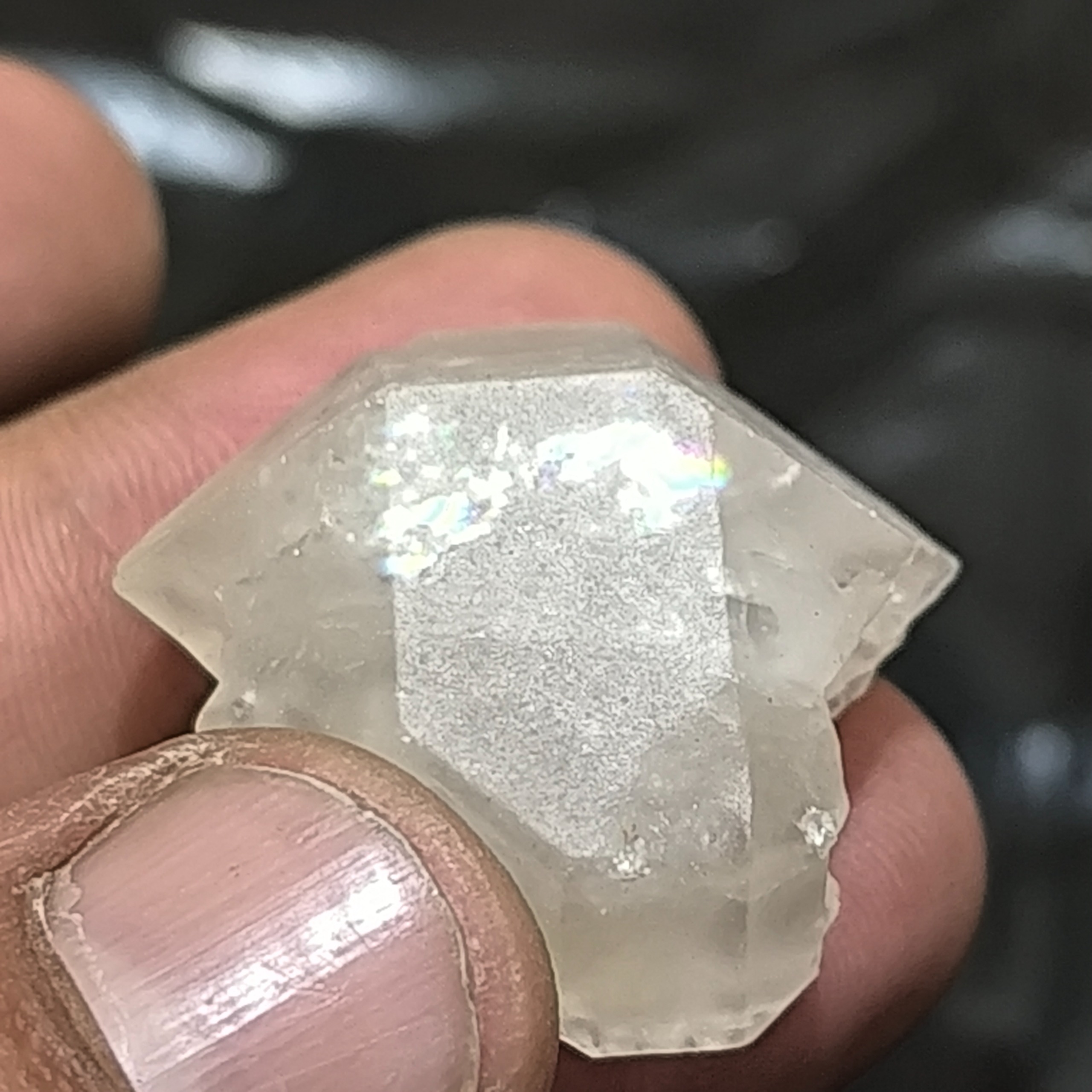 کوارتز یا الماس هر کیمر هفت رنگ هندسی کلکسیونی