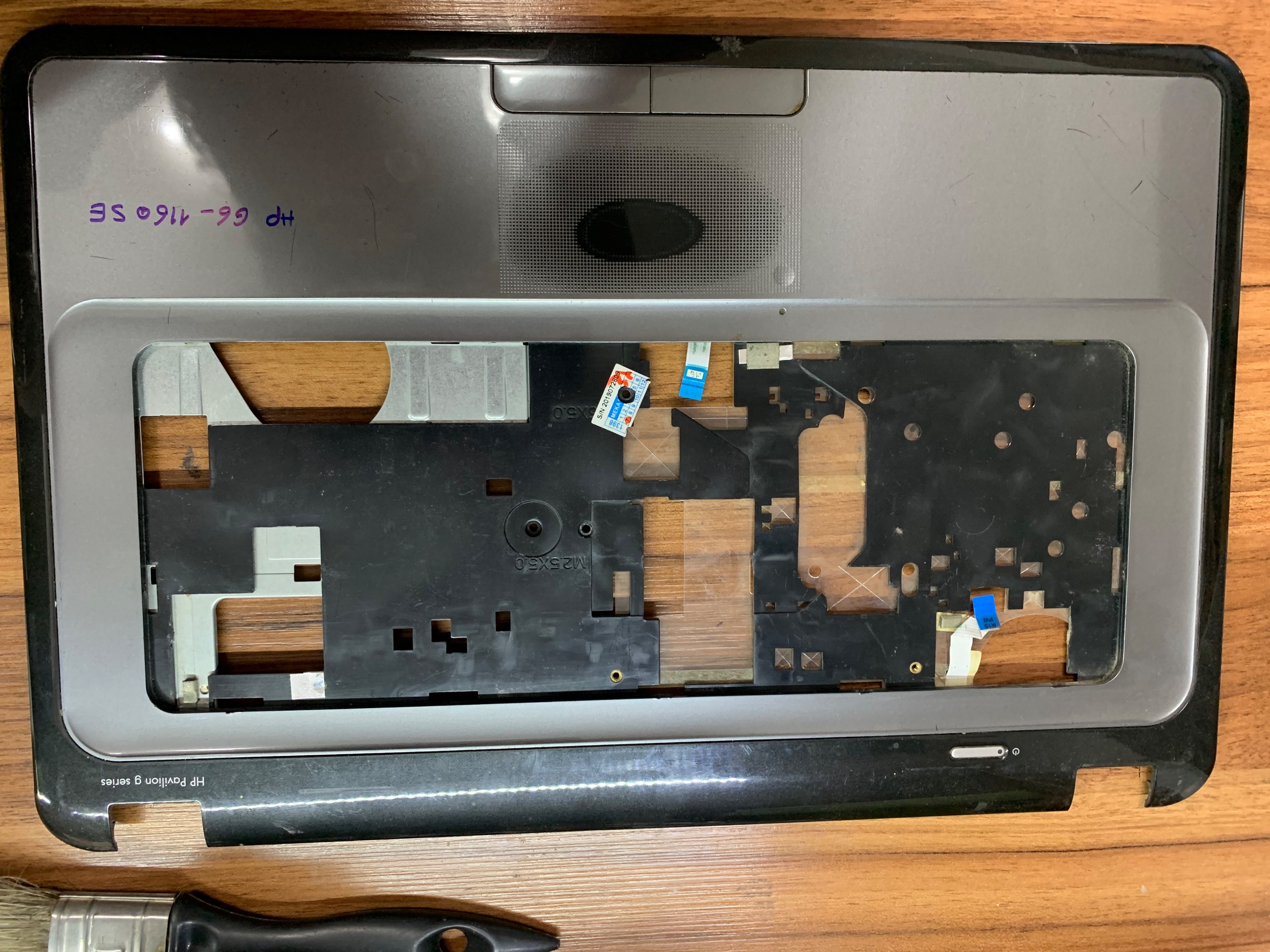 قاب کنار کیبورد (C) و تاچ پد لپ تاپ hp g6-1160se