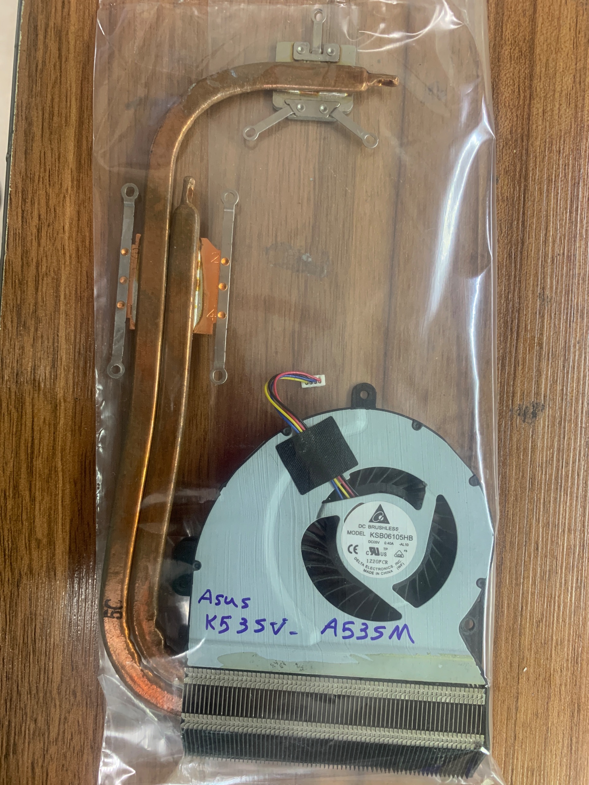 فن و هیت سینک ایسوس k53sv-a53sm