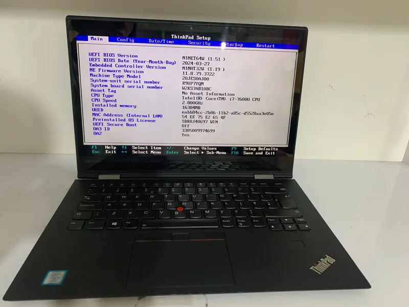 lenovo tinkpad x1yoga