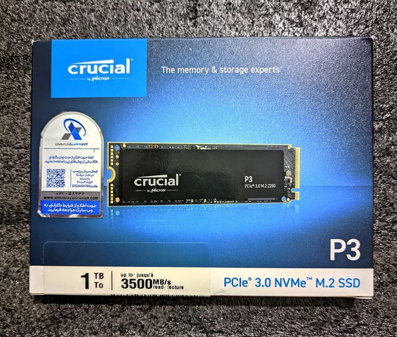Crucial P3 1Tb 3500M/S