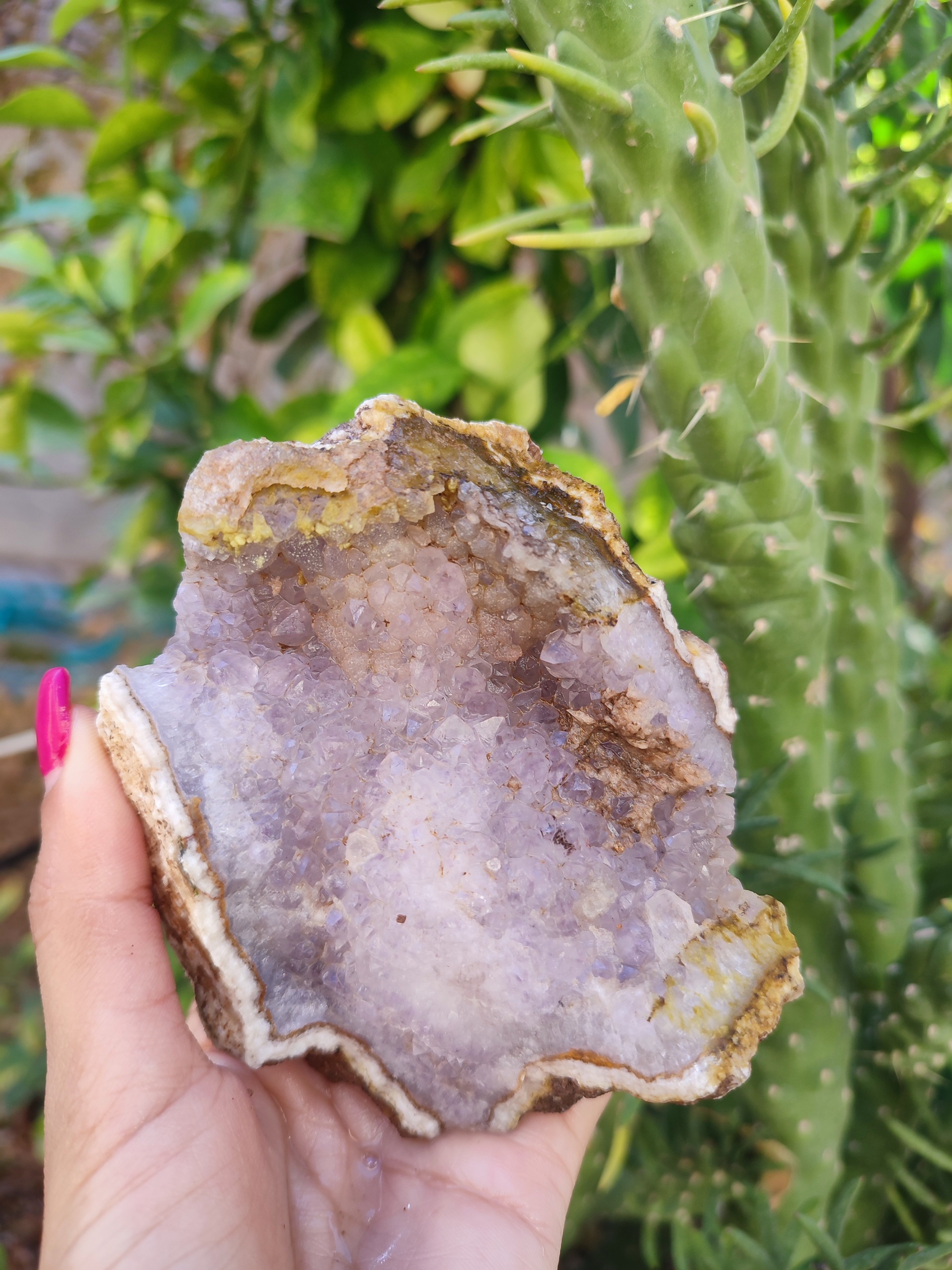 سنگ آمیتیست طبیعی