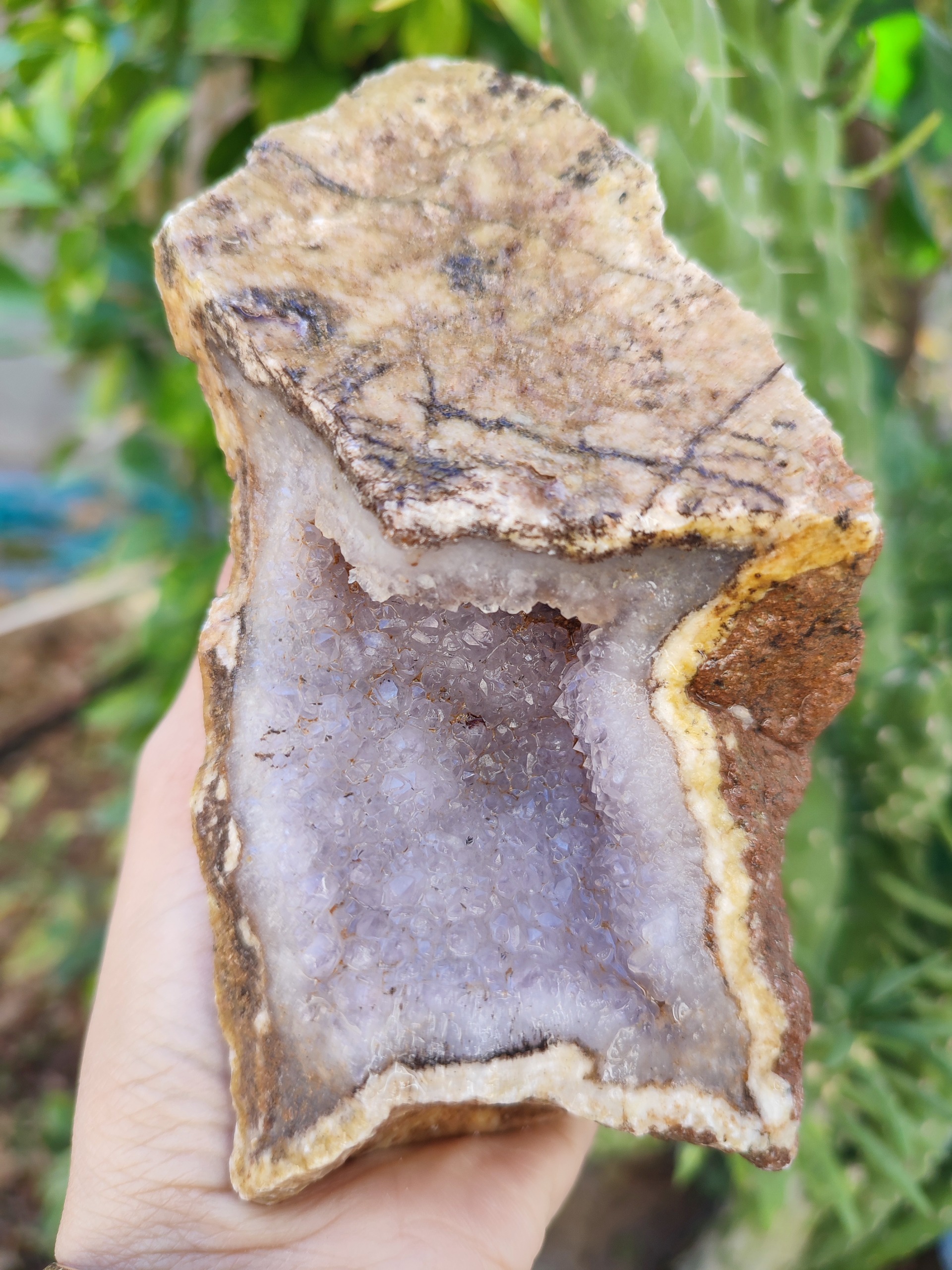 سنگ آمیتیست طبیعی