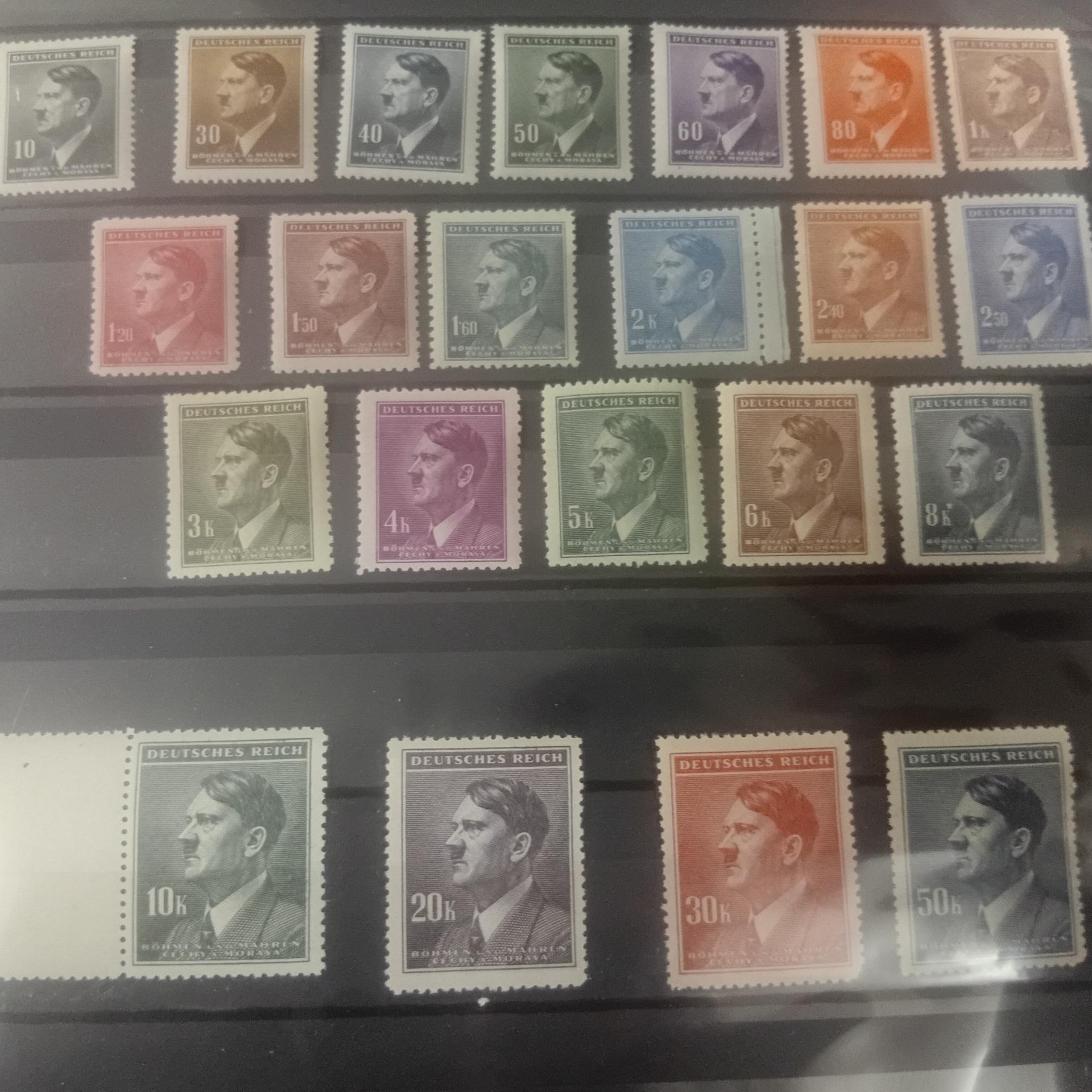 سری کامل 22 عددی آدولف هیتلر اشغال چکسلواکی