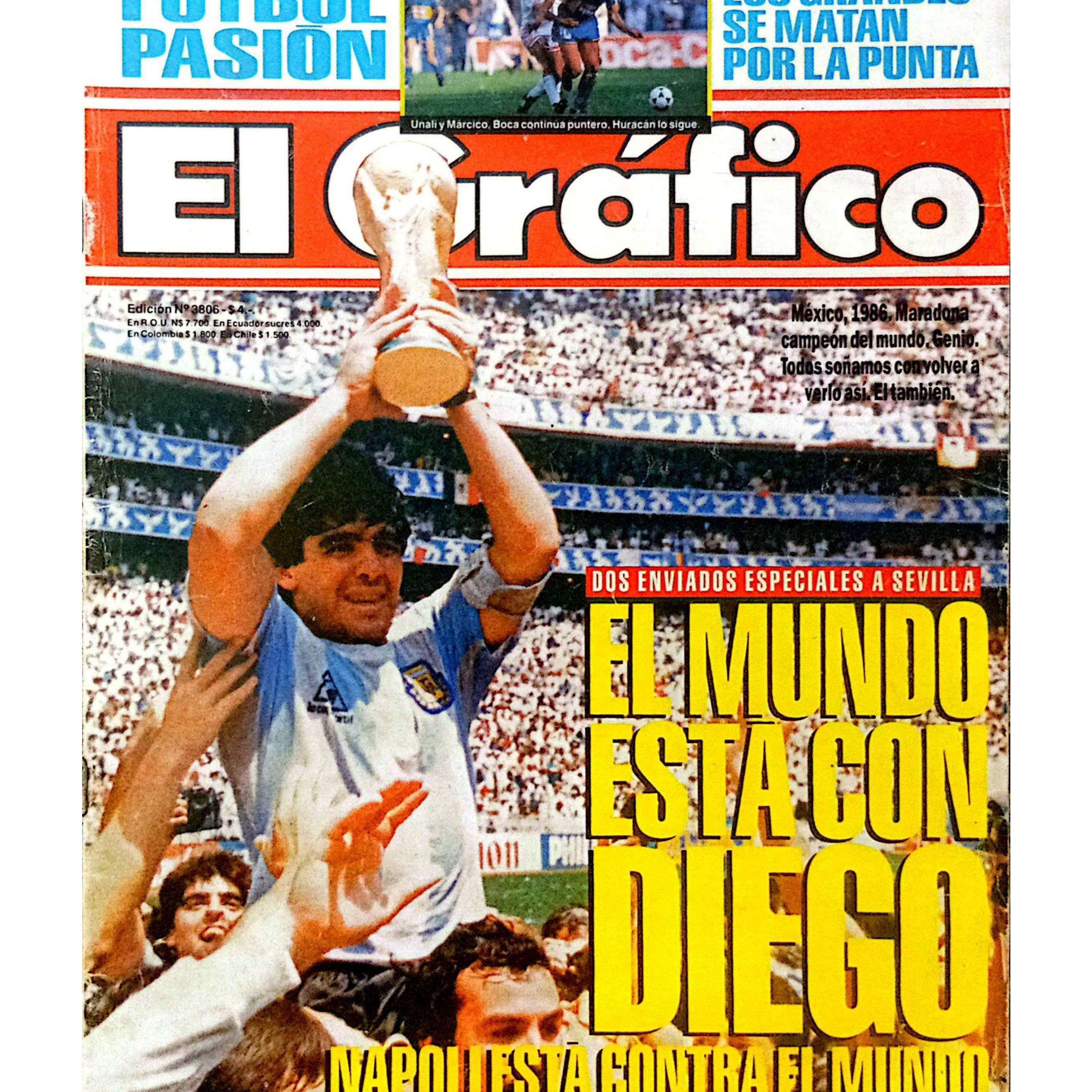 مارادونا و آرژانتین قهرمان جام 1986 در 75 صفحه