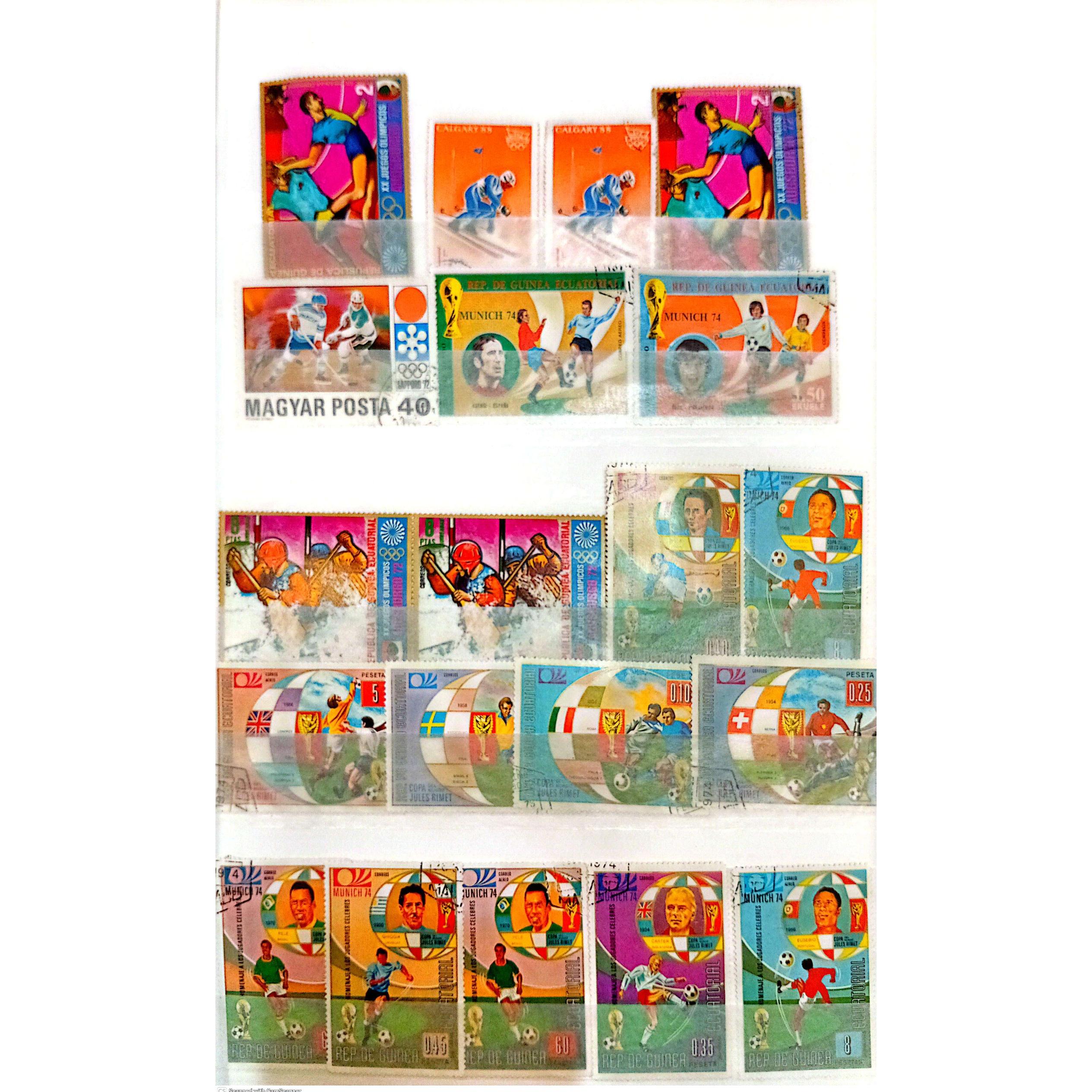 20 تمبر ورزشی بسیار زیبا