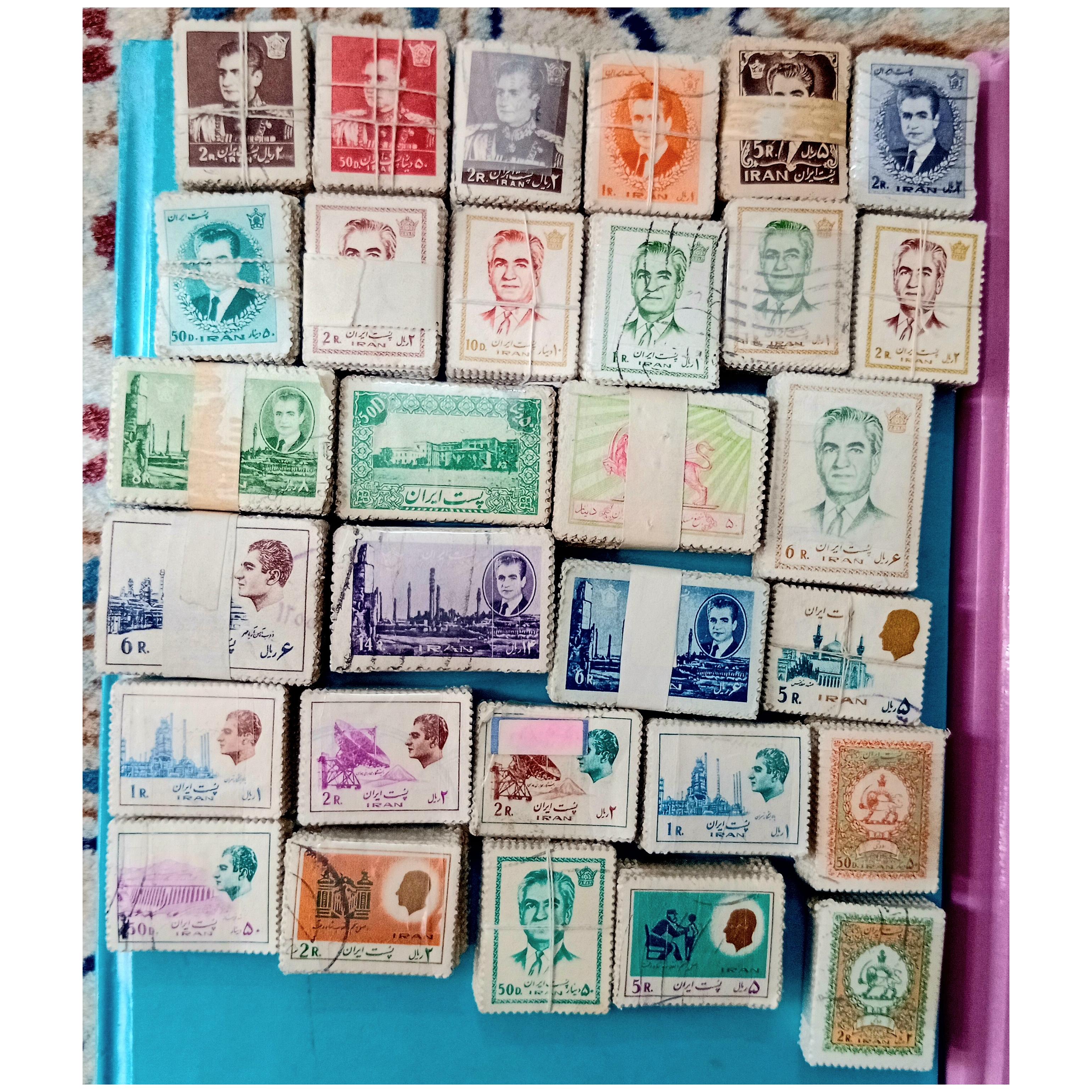 30 بسته 100 عددی محمد رضا شاه پهلوی غیر تکراری