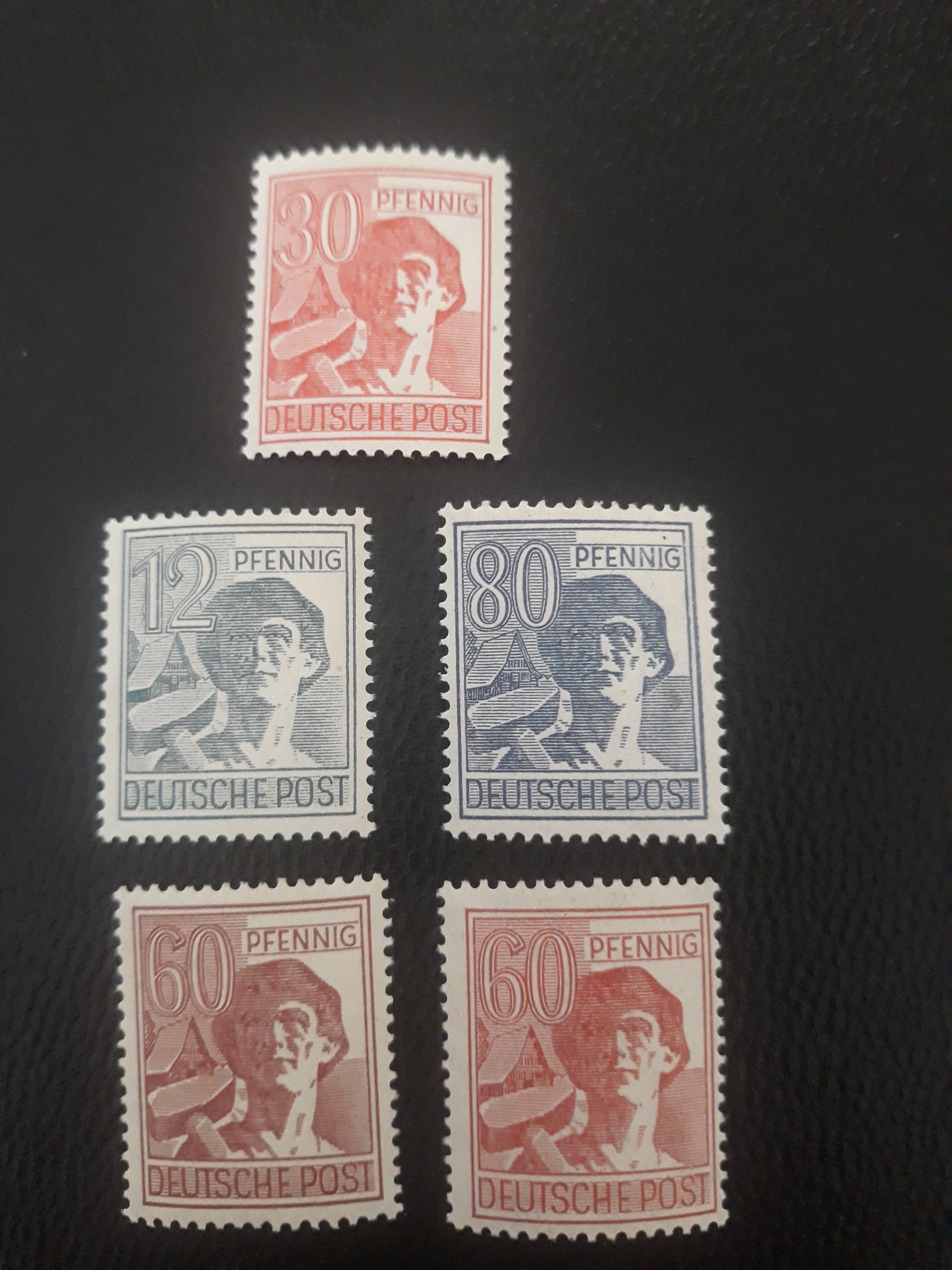سری تمبر کلاسیک رایش 33 م.ا.متفقین 1947