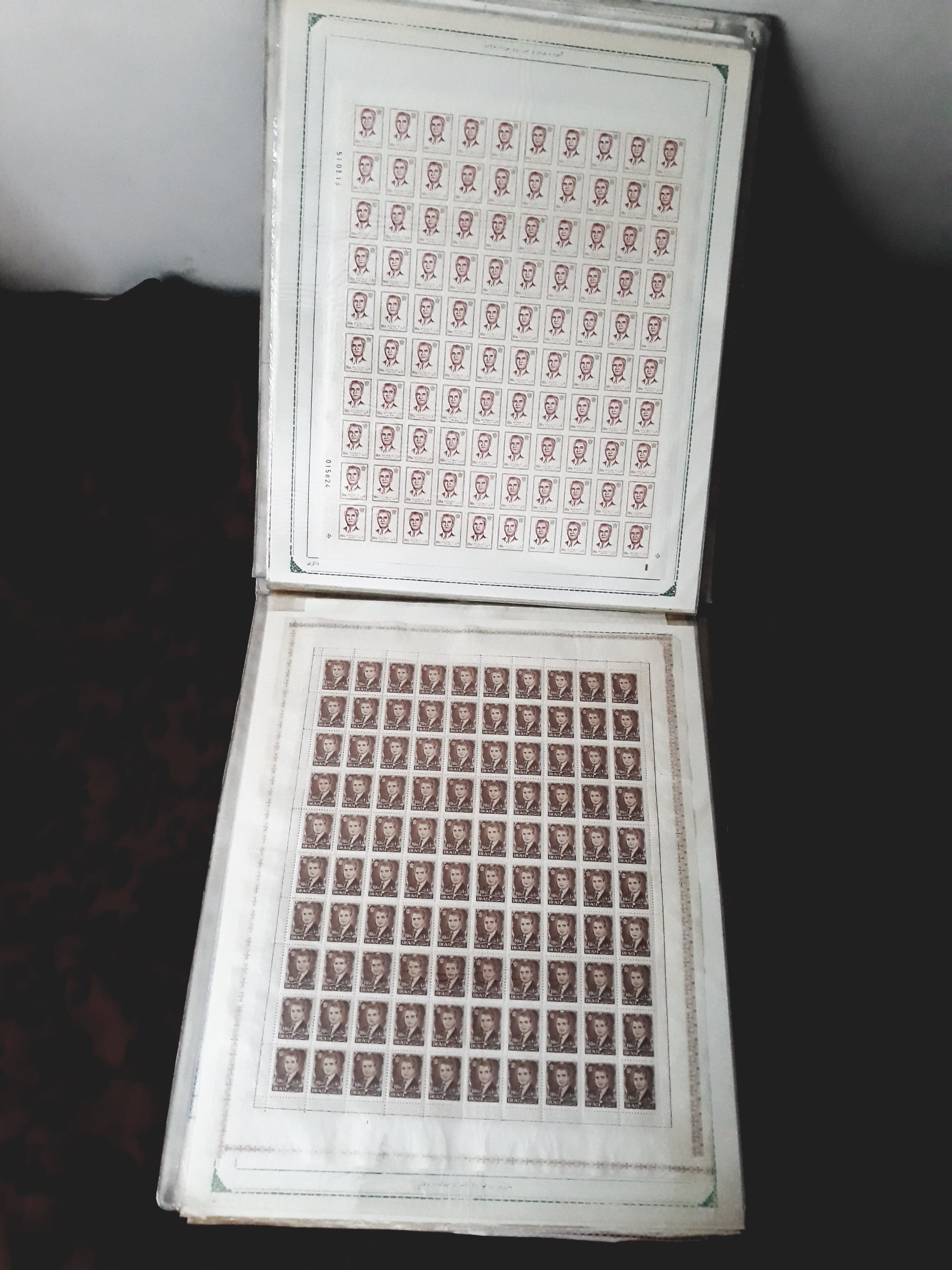 2 ورق پستی 100 عددی شاه پهلوی