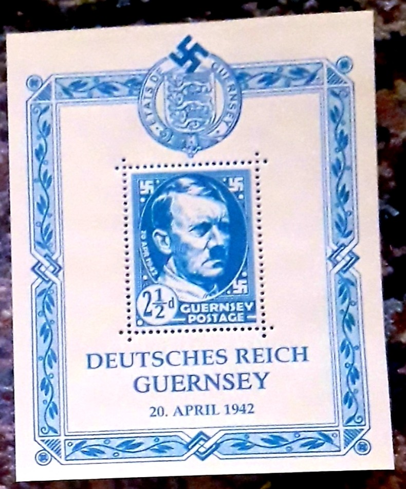 مینی شیت لاجوردی رنگ آدولف هیتلر/// کمیاب