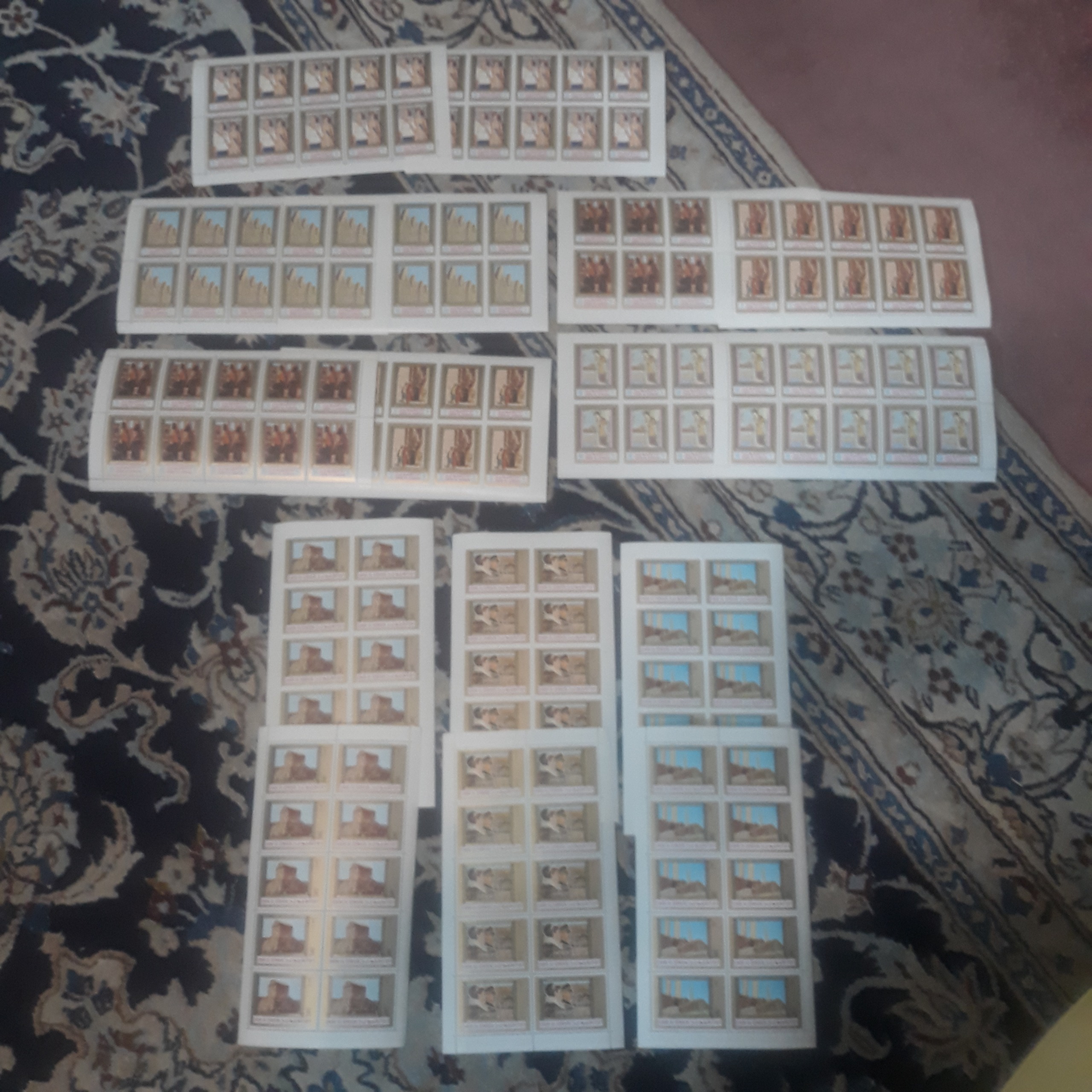 16 شیت جشن های 2500 ساله ام القوین بی و با دندانه